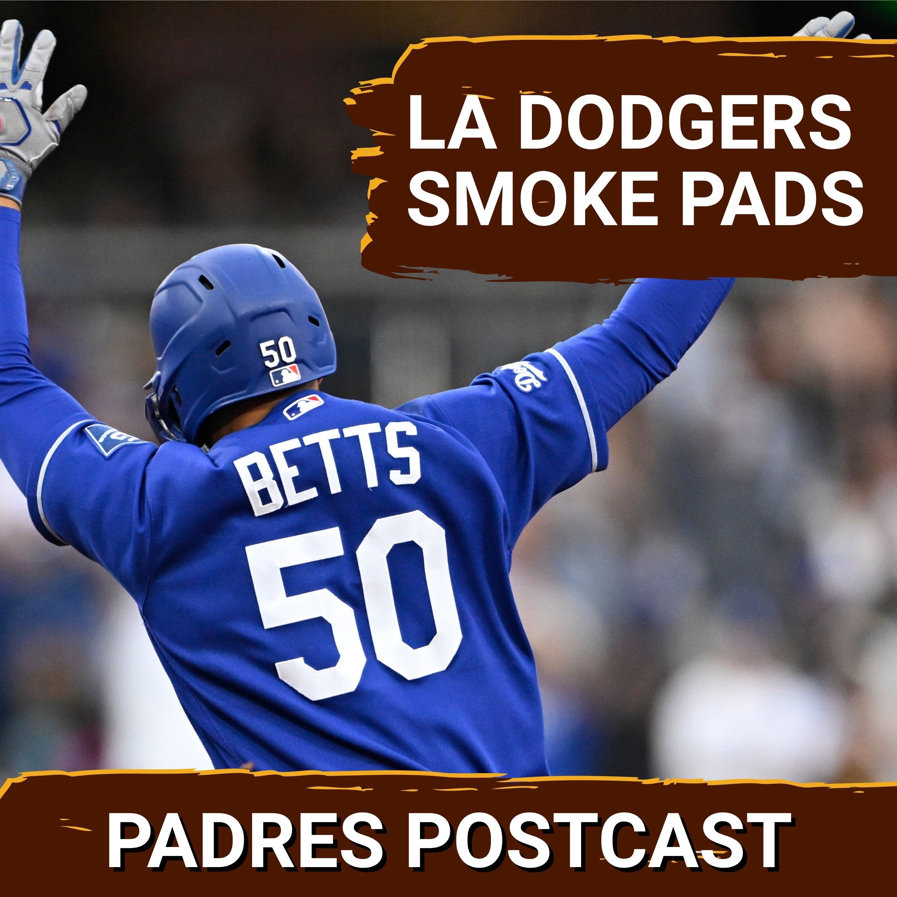 PADRES POSTCAST: Padres’ 6th Inning MELTDOWN! Dodgers Explode for 9 Runs in 15-3 Beatdown at Petco episode artwork