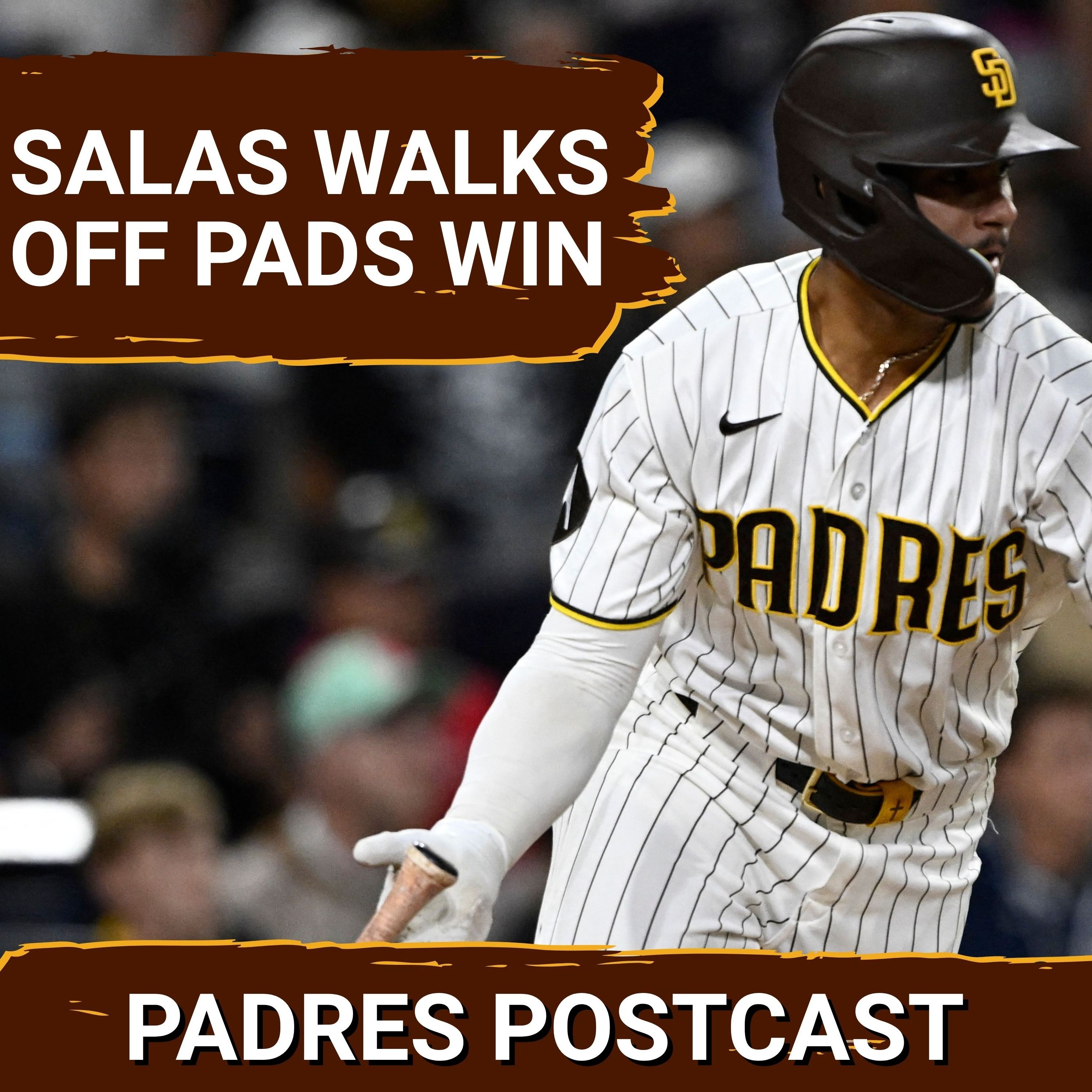 PADRES POSTCAST: SALAS WALKS IT OFF! Padres Rally From 5-1 Down, Win 12th of 13 with Grit + Bullpen episode artwork