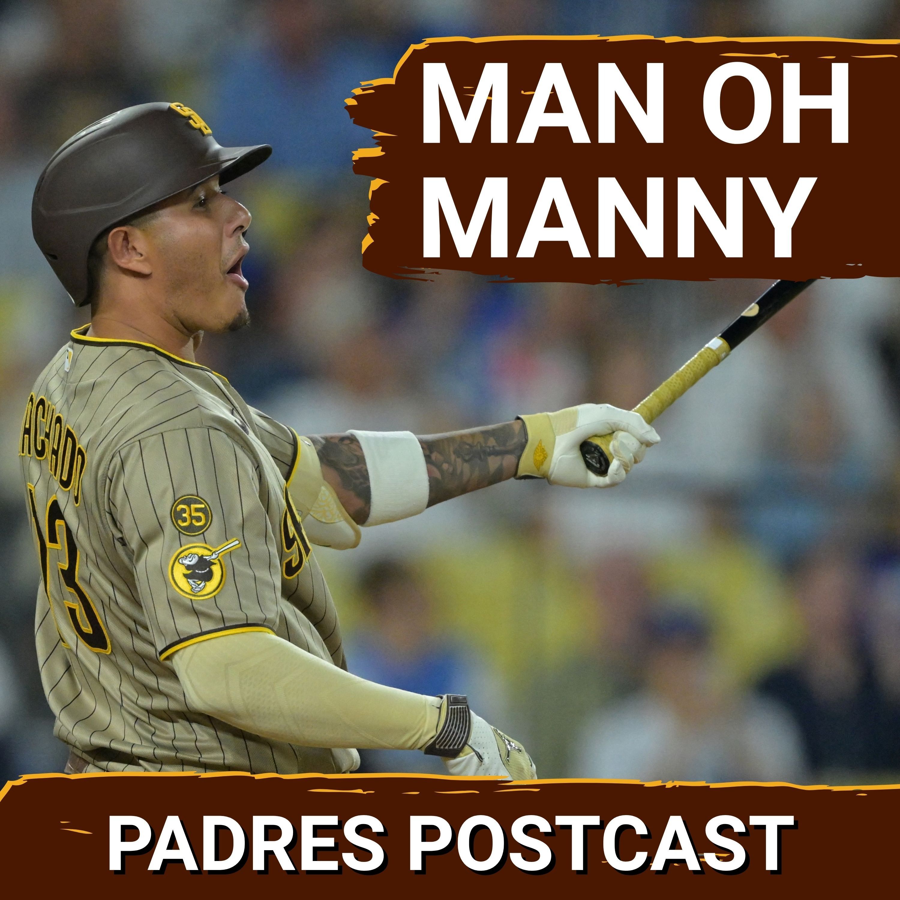 PADRES POSTCAST: MANNY GOES DEEP as PADRES SEIZE 1ST PLACE in NL Wild Card Race with 5-1 WIN AT LAD episode artwork