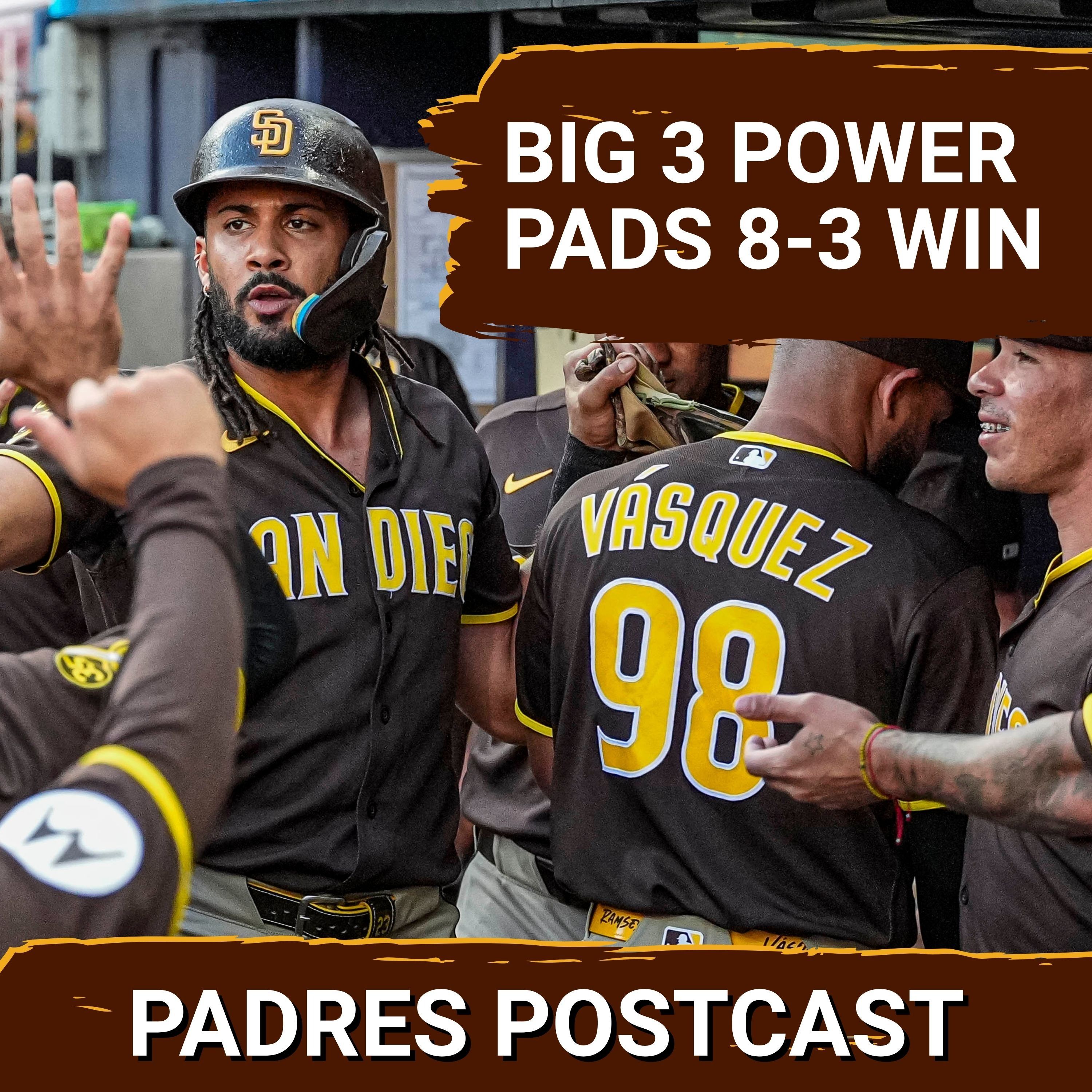 PADRES POSTCAST: PADRES STARS TAKE OVER ATLANTA! Machado, Tatis & Merrill Power 8-3 Win, Series Tied