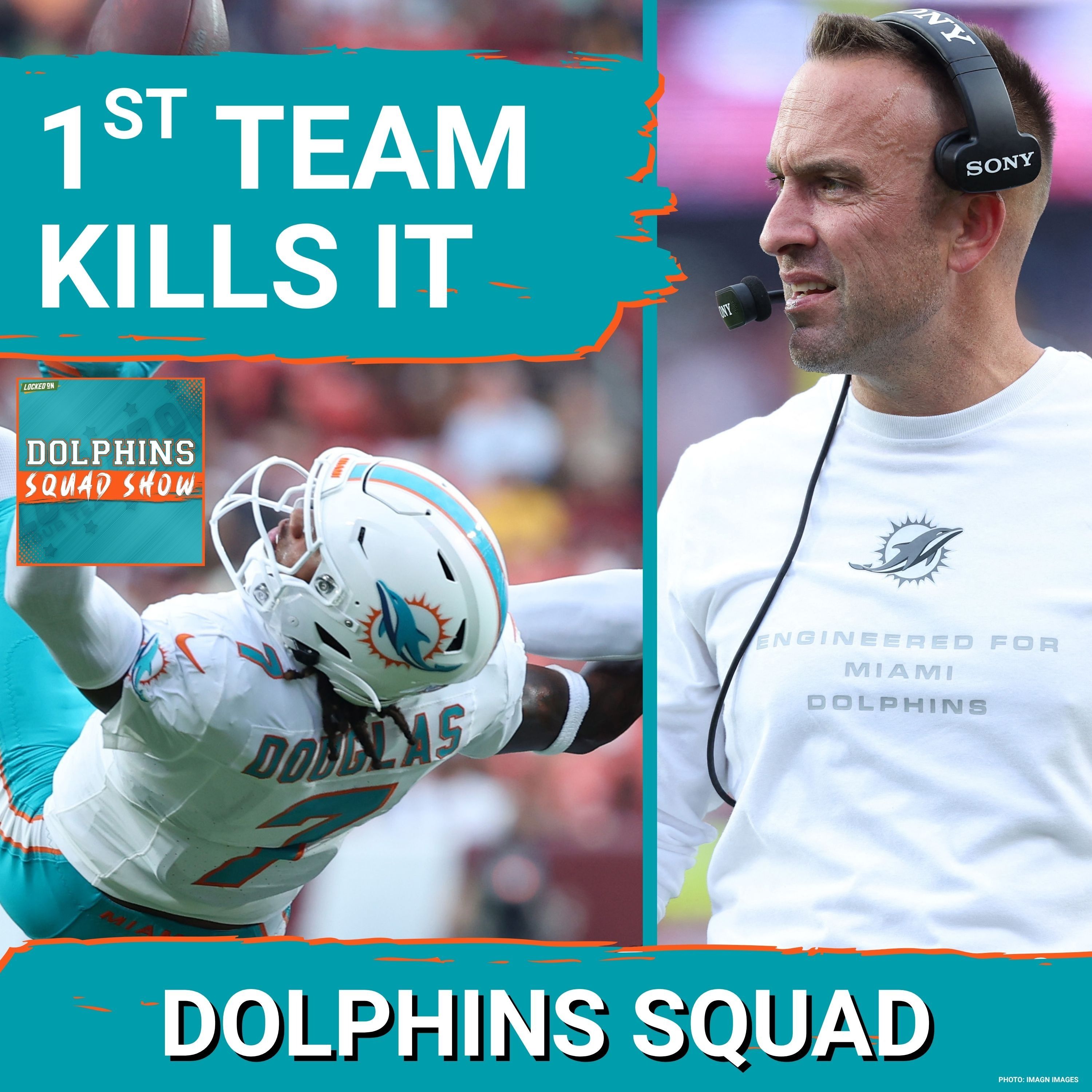 DOLPHINS SQUAD SHOW: Miami Dolphins Starters SHINE, Backups COLLAPSE in 20-7 Loss to Commanders episode artwork
