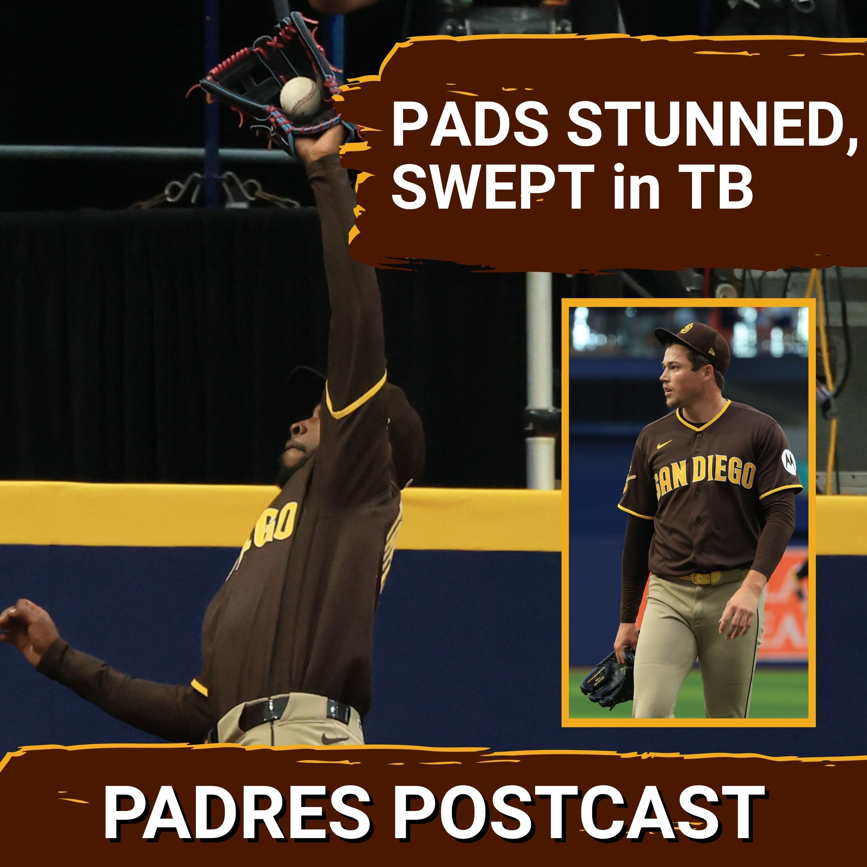 PADRES POSTCAST: PADRES HEARTBREAK! Taylor's Glove, Two Blown Leads, Rays Walk Off 5-4 in 11, Sweep episode artwork