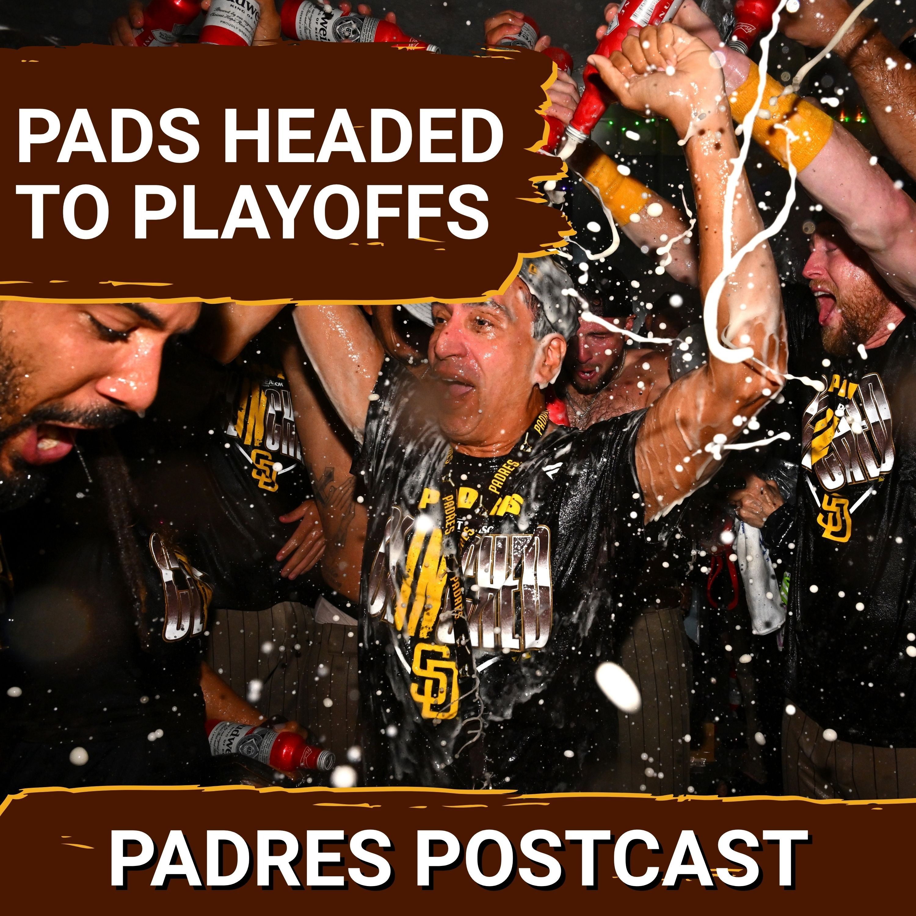 PADRES POSTCAST: PLAYOFFS CLINCHED! Padres Make Franchise History with 4-2 WIN over Dodgers in LA episode artwork