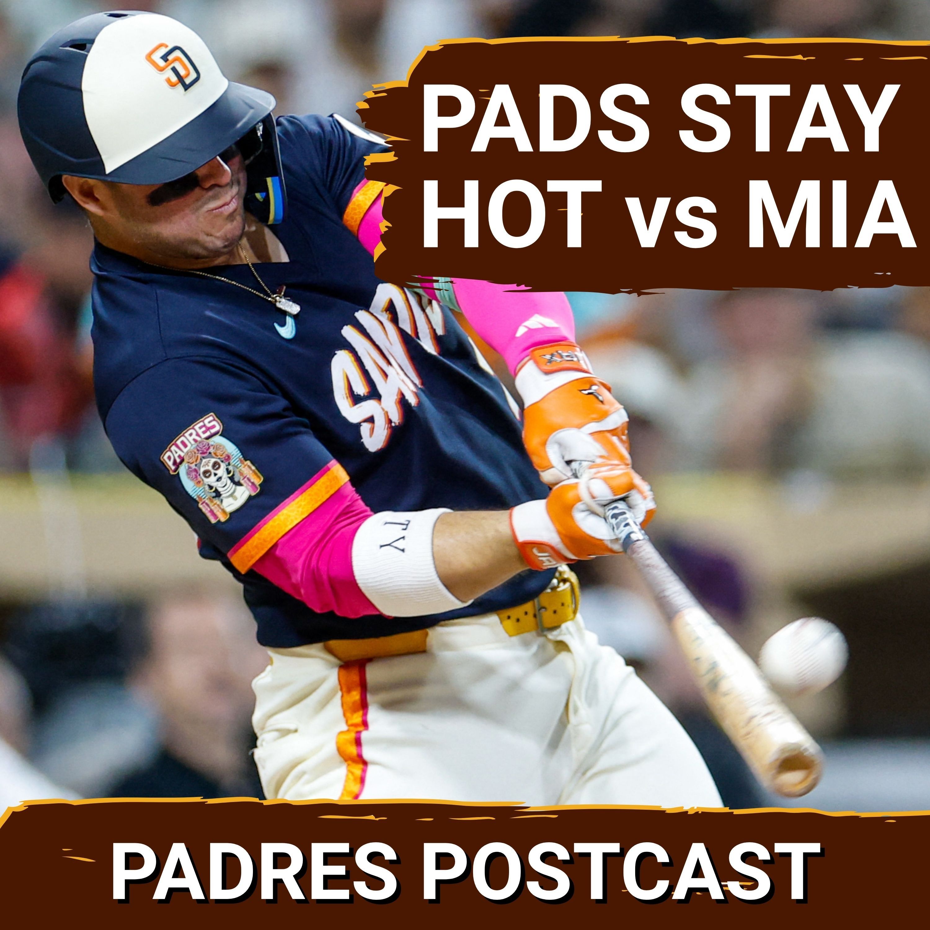 PADRES POSTCAST: 6-RUN EXPLOSION: Red-Hot Padres CRUSH Marlins 8-2, Win 11th of 12 Behind Pivetta episode artwork