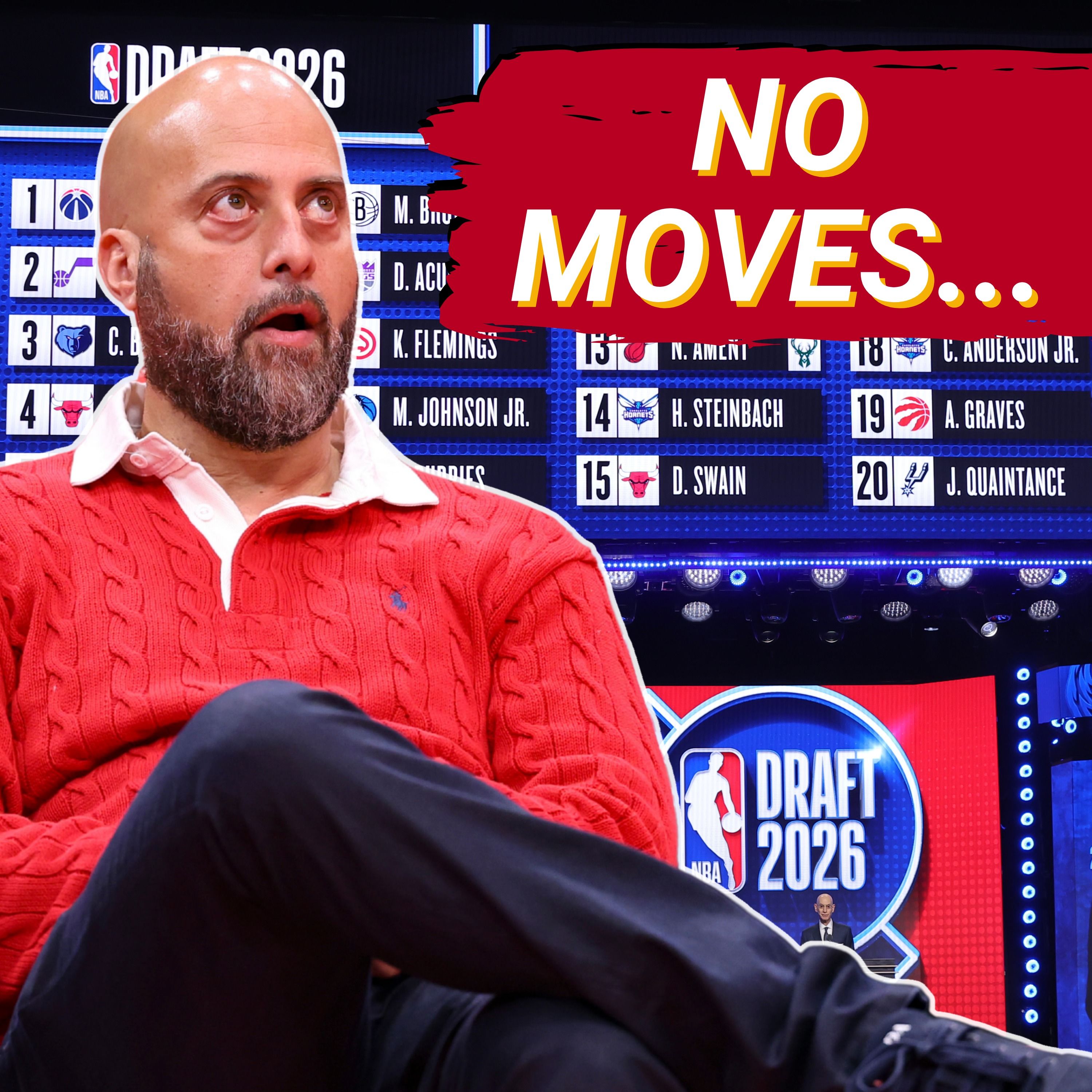 Play NO MOVES: Rockets Stay QUIET During NBA Draft Round One | BEST Players Still Available In Round Two?