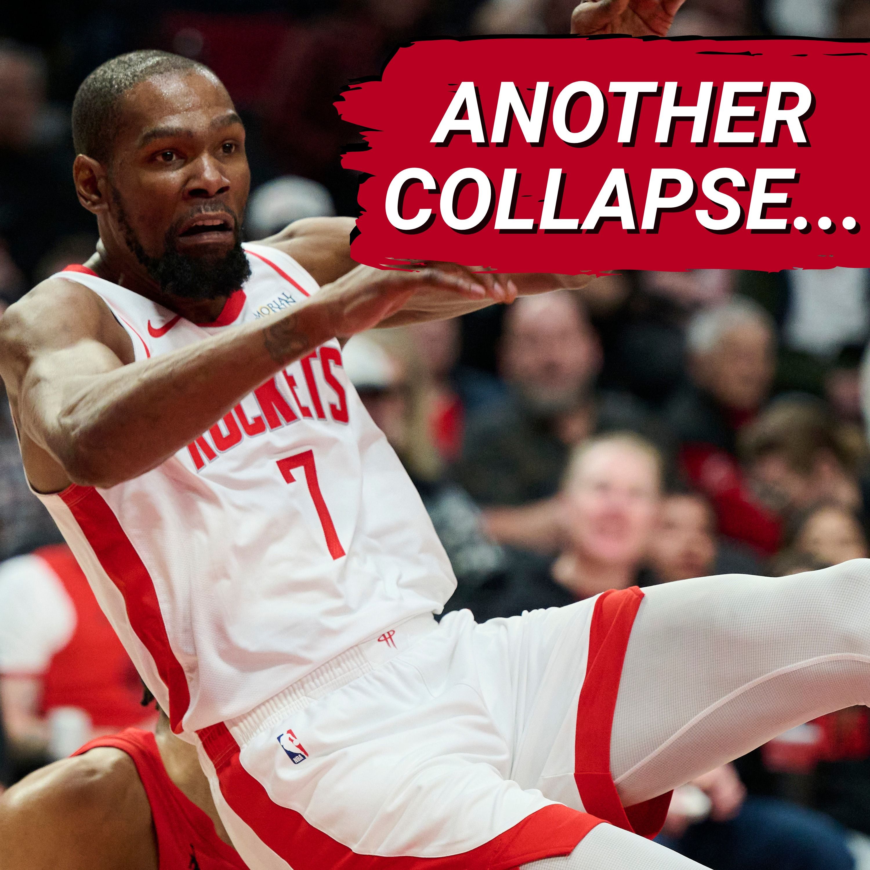 Kevin Durant FRUSTRATED As Rockets Offense IMPLODES Vs Blazers, Jabari Smith Jr. STRUGGLES Again