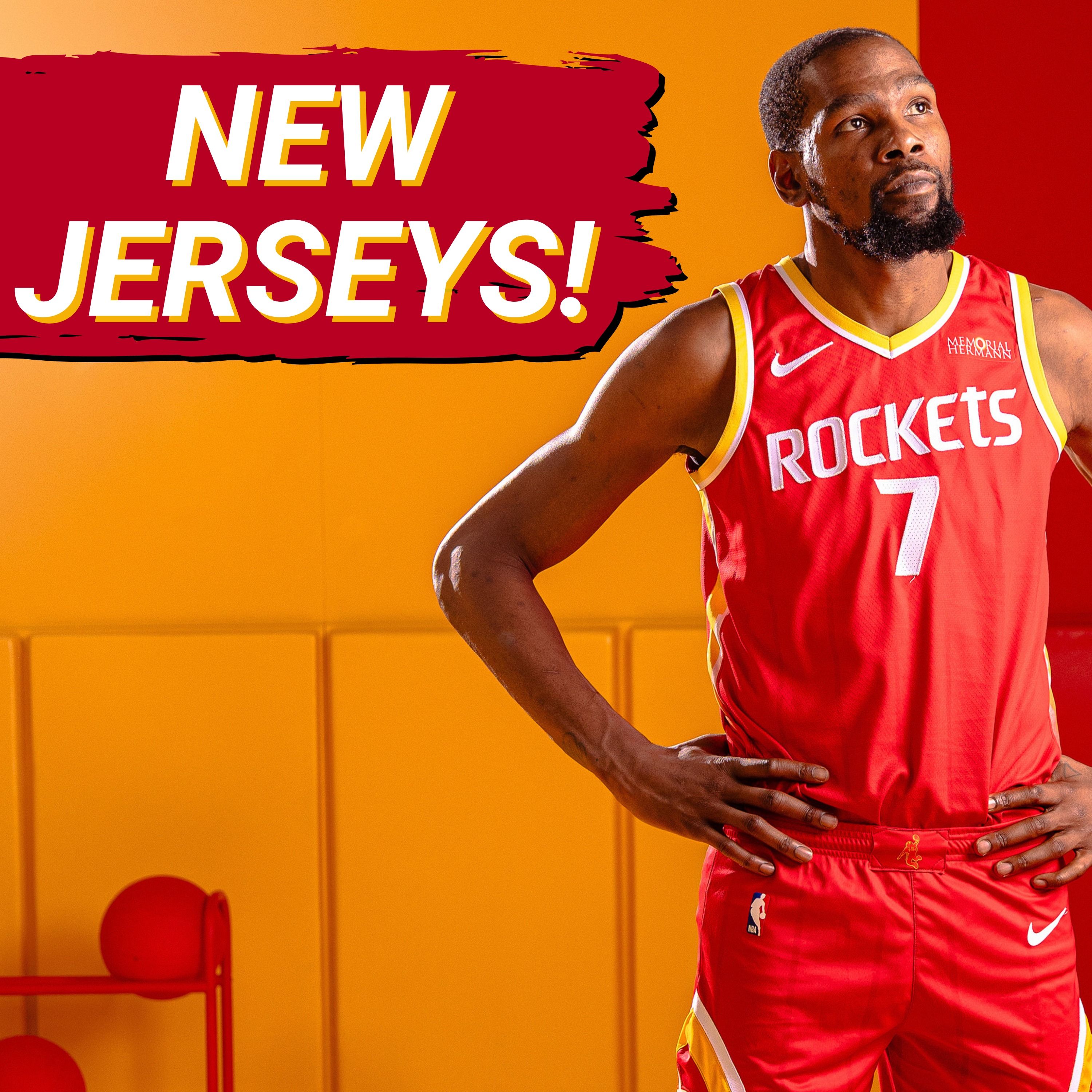 NEW LOOK: Houston Rockets BRING BACK Ketchup & Mustard Era With STUNNING New Jerseys Unveiled