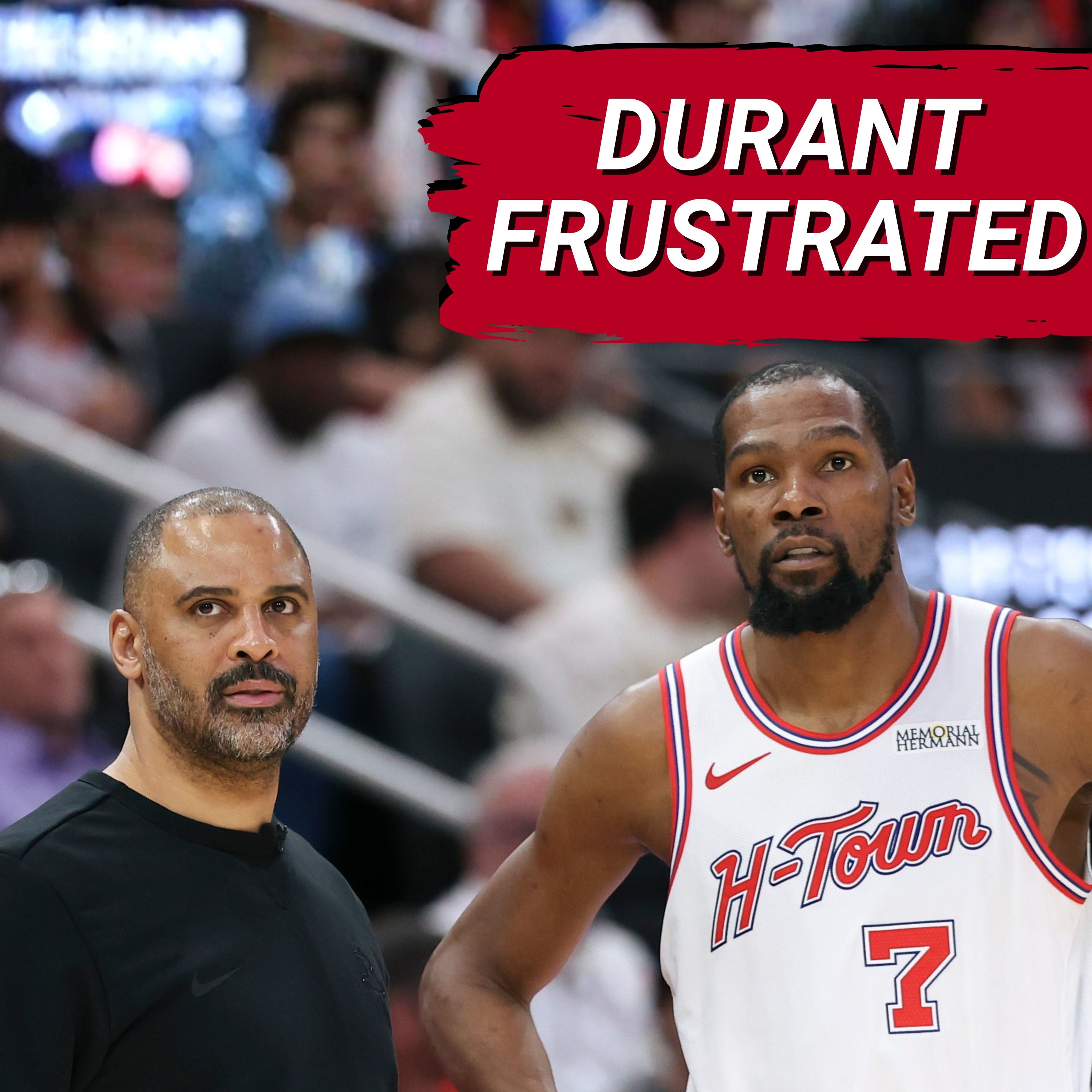 Kevin Durant FRUSTRATED With Rockets Offense | Will Ime Udoka ADJUST And Move Durant OFF-BALL?