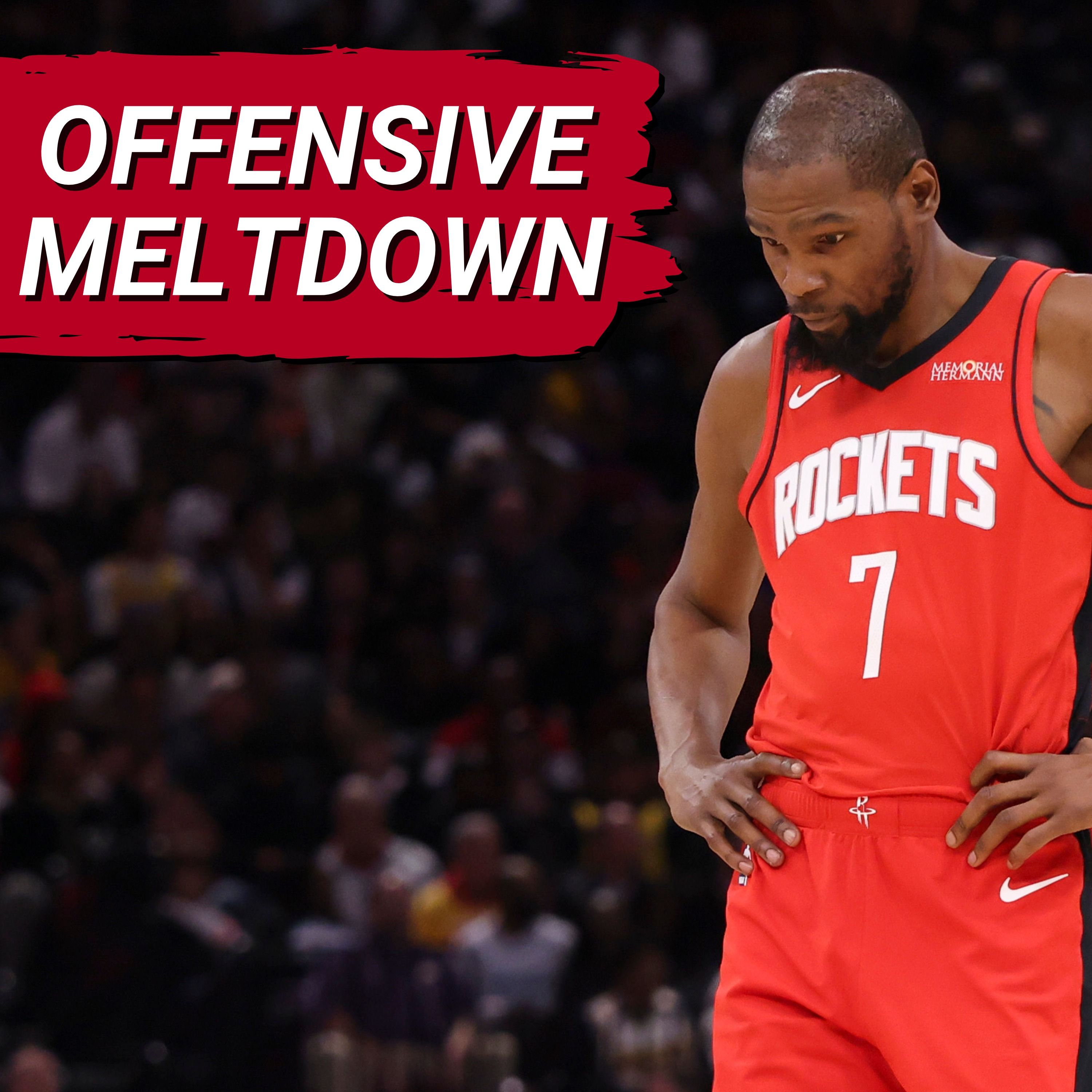 Rockets Offensive MELTDOWN Vs Lakers As Kevin Durant DISAPPEARS & Ime Udoka Gets OUTCOACHED... AGAIN