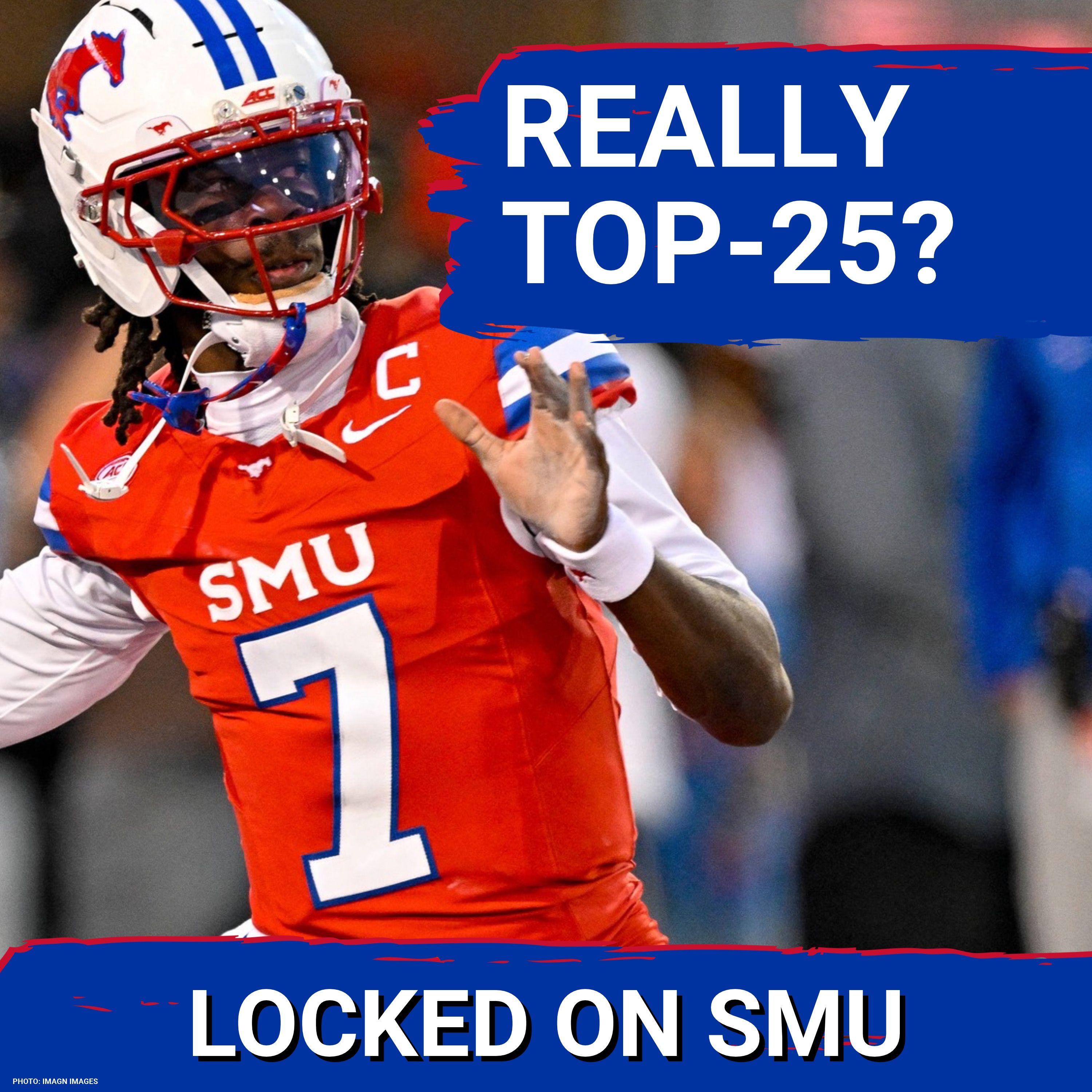 PROVE IT: SMU Mustangs Must DOMINATE Virginia to Stay Top 25—Can Kevin Jennings and Squad Deliver? episode artwork