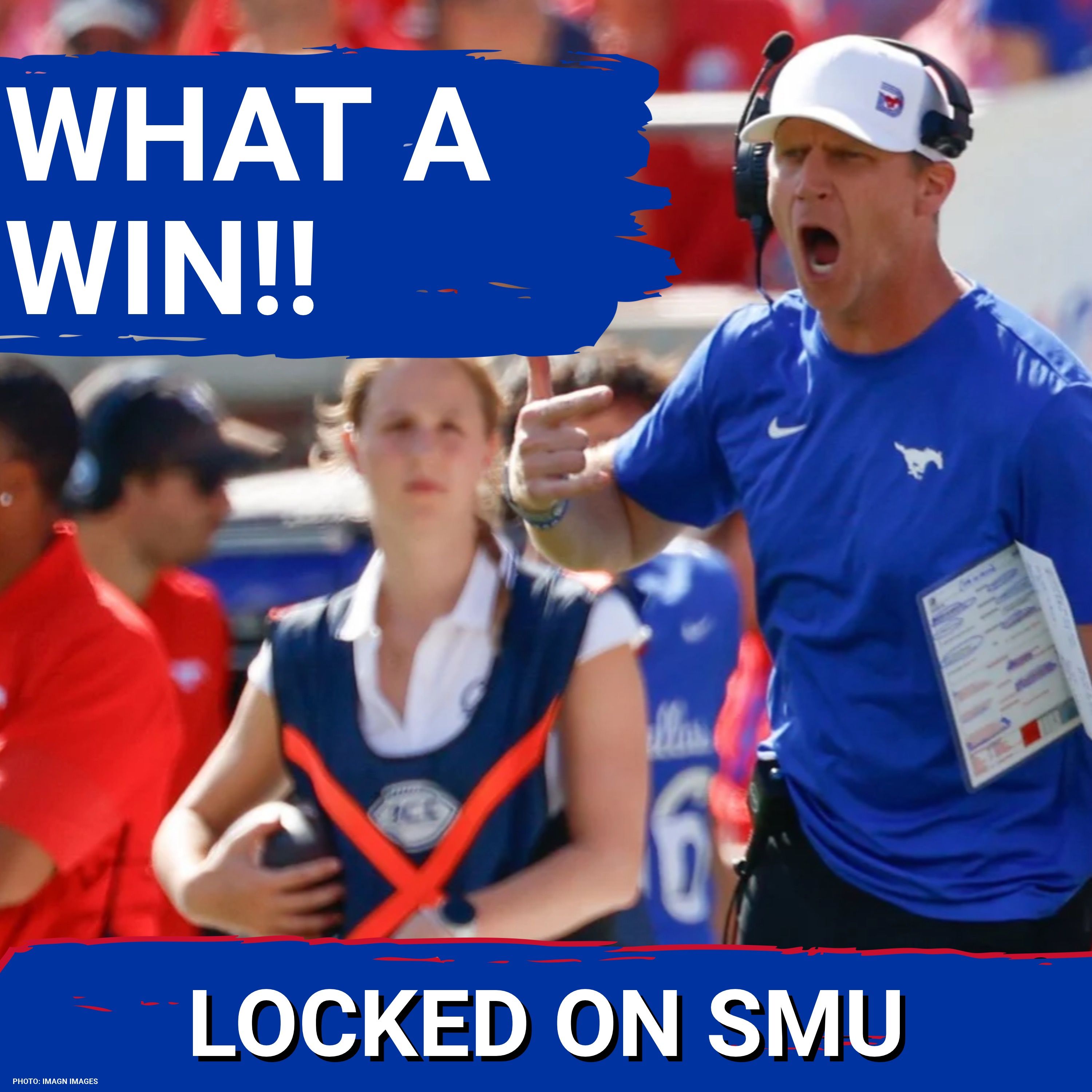 ROUT: Kevin Jennings Sets SMU's ALL-TIME Touchdown Mark as SMU Mustangs DOMINATE California 59-20! episode artwork