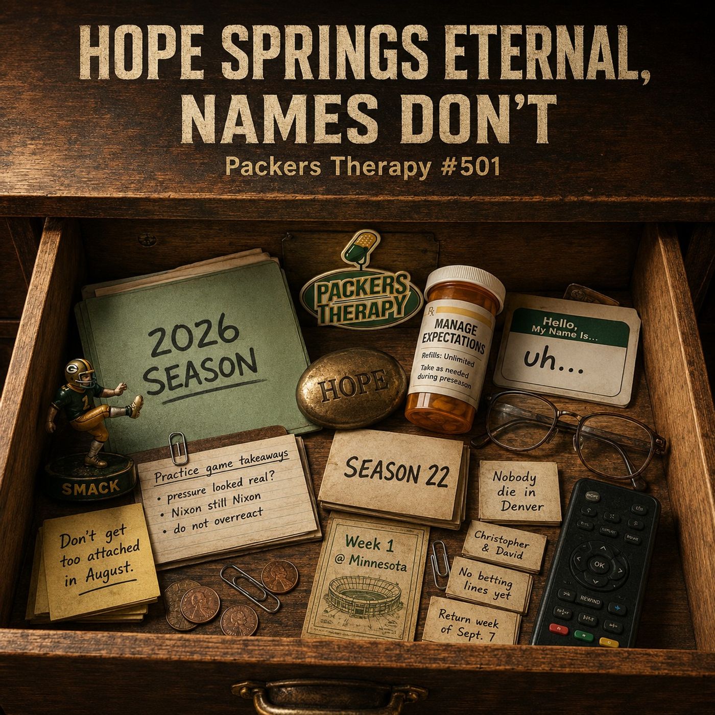 Hope Springs Eternal, Names Don’t | Packers Therapy #501 episode artwork