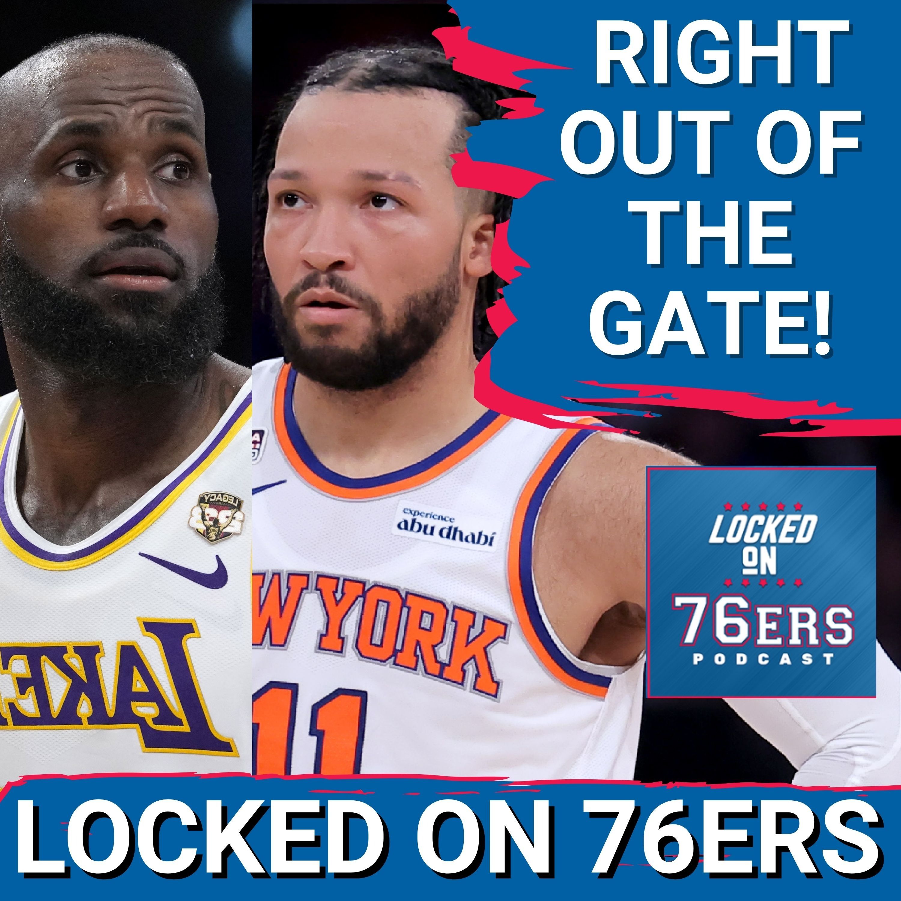 SIXERS vs NEW YORK KNICKS, RIGHT OUT OF THE GATE! - Philadelphia 76ers Podcast