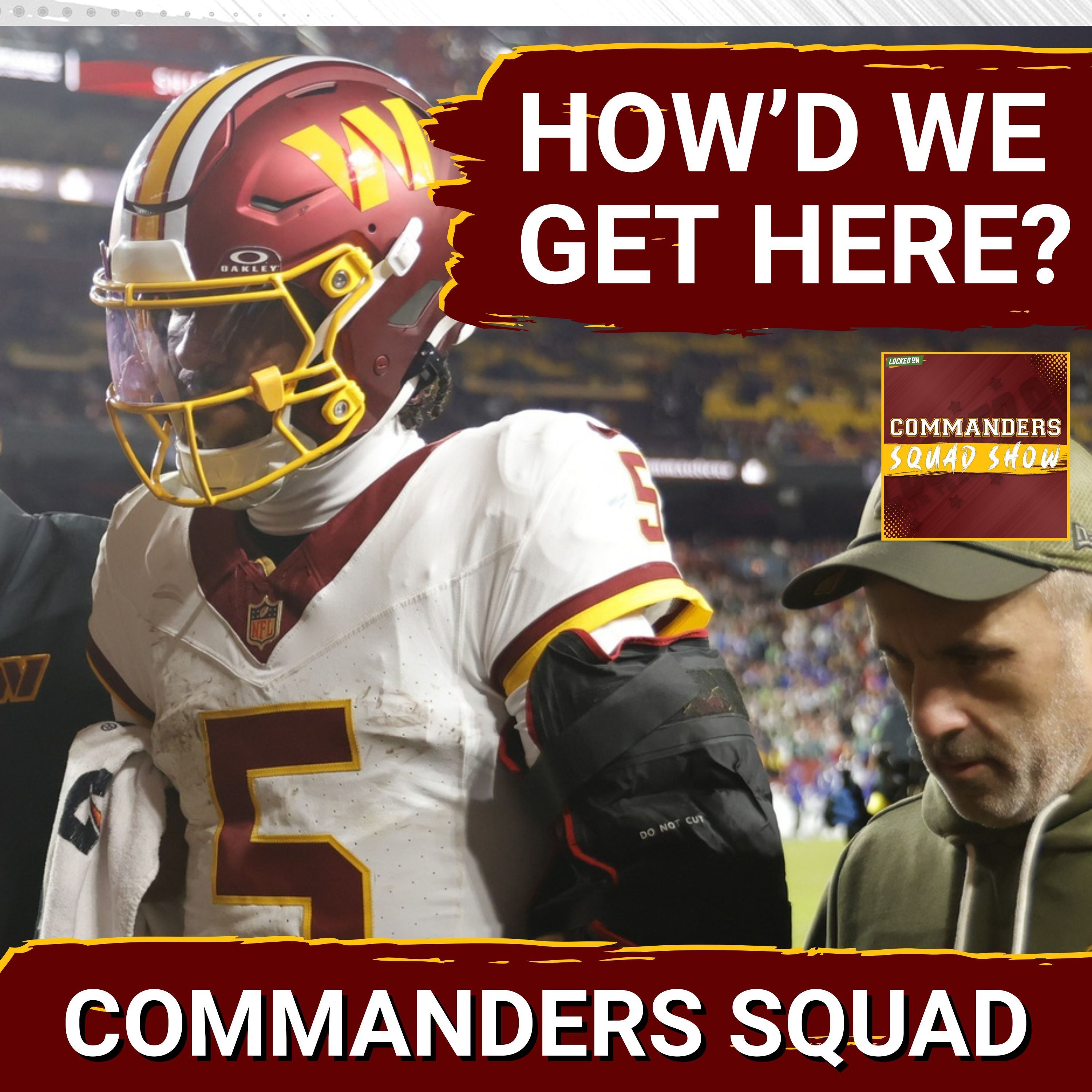 COMMANDERS SQUAD SHOW: Jayden Daniels' LATEST INJURY, What's Left Of This Season After Seahawks Loss COMMANDERS SQUAD SHOW: Jayden Daniels' LATEST INJURY, What's Left Of This Season After Seahawks Loss