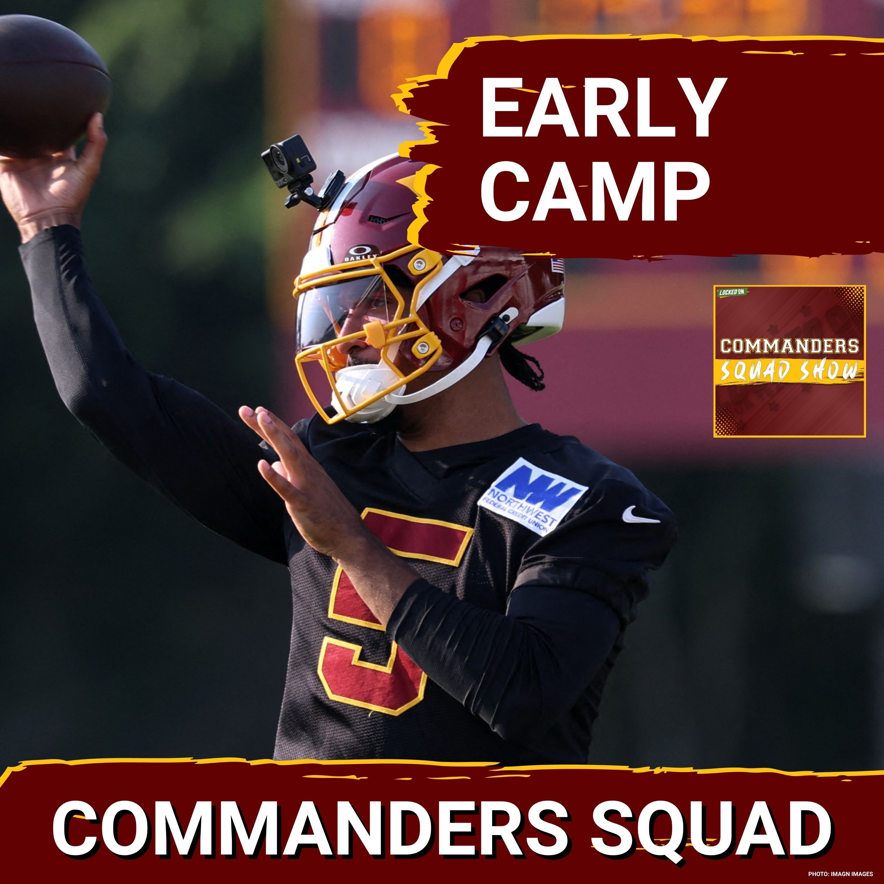 COMMANDERS SQUAD | Early Training Camp: Jayden Daniels' Leadership, WR Battle & Stefon Diggs Debate