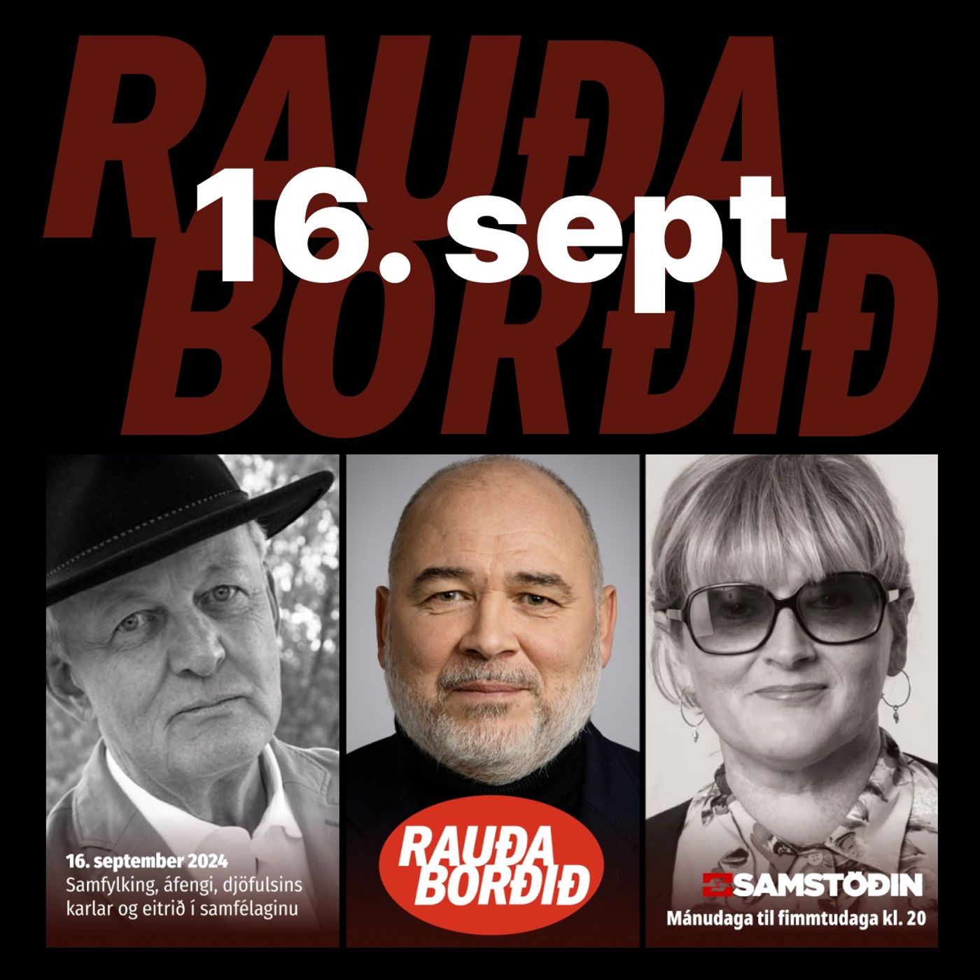 Rauða borðið: Samfylking, áfengi, djöfulsins karlar og eitrið í samfélaginu episode artwork