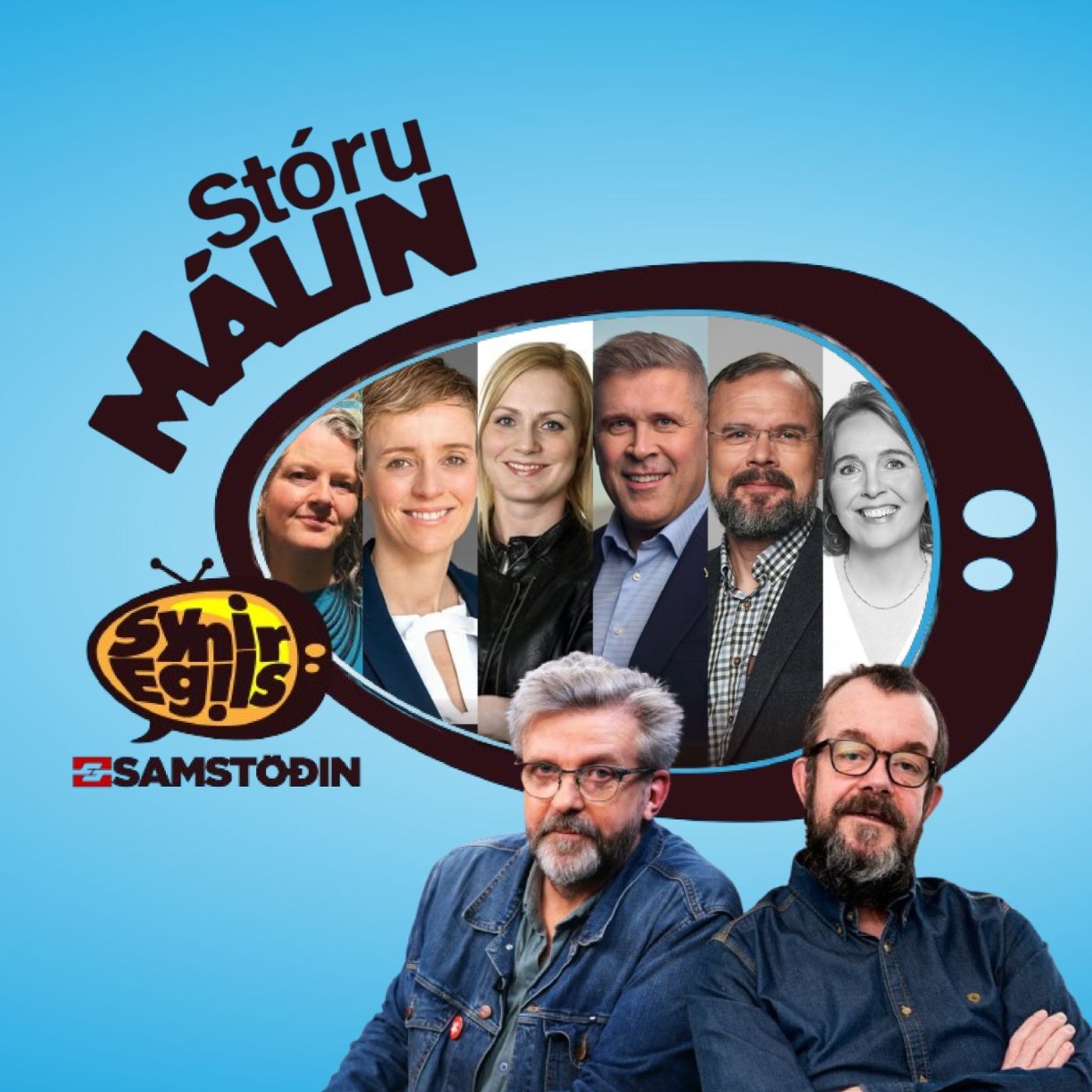Synir Egils 9. ágúst - Evrópusambandið, kosningar, kjarasamningar og fjölmiðlar