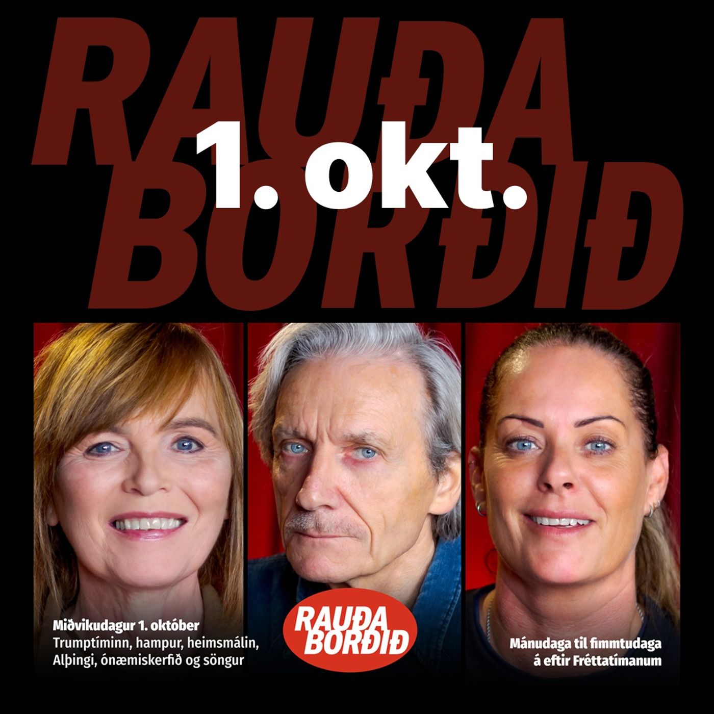 Miðvikudagur 1. október - Trumptíminn, hampur, heimsmálin, Alþingi, ónæmiskerfið og söngur