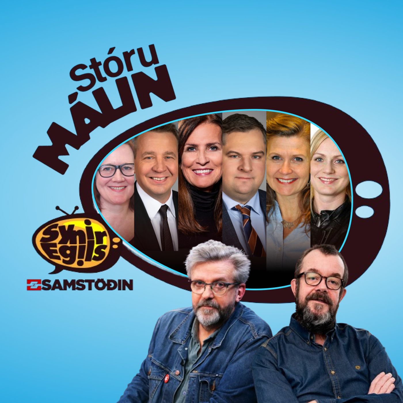 Synir Egils 19. apríl - Sveitarstjórnir, skólamál og ESB