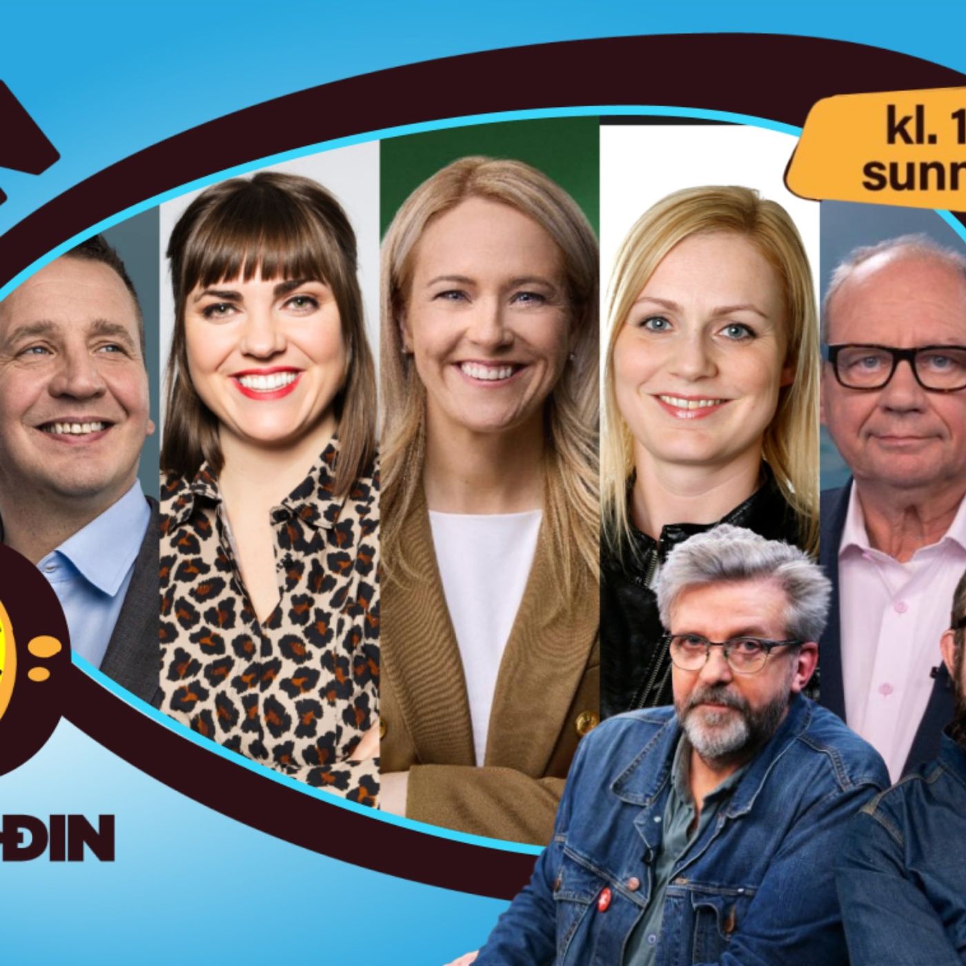 Sunnudagurinn 7. desember Synir Egils: Pólitískt hneyksli, jarðgöng, risa og fall flokka, fjölmiðlar og öryggisstefna Sunnudagurinn 7. desember Synir Egils: Pólitískt hneyksli, jarðgöng, risa og fall flokka, fjölmiðlar og öryggisstefna