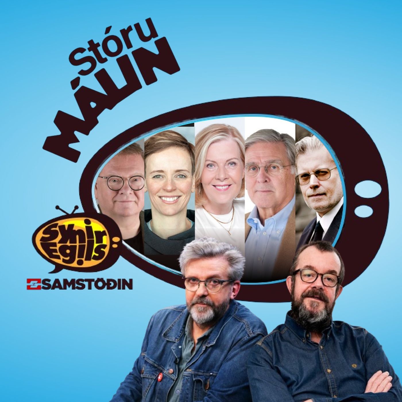 Sunnudagurinn 23. nóvember - Synir Egils: Evrópusambandið, friðartilboð, okurvextir, húsnæði og pólitískar sveiflur Sunnudagurinn 23. nóvember - Synir Egils: Evrópusambandið, friðartilboð, okurvextir, húsnæði og pólitískar sveiflur