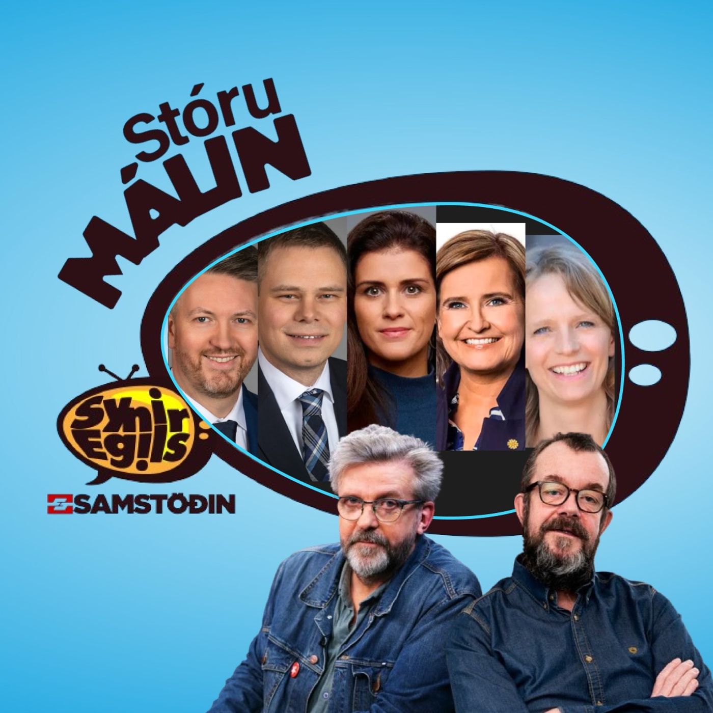 Synir Egils 1. mars - Pólitík innanlands og utan, framboðslistar, svekkt fólk og glatt episode artwork