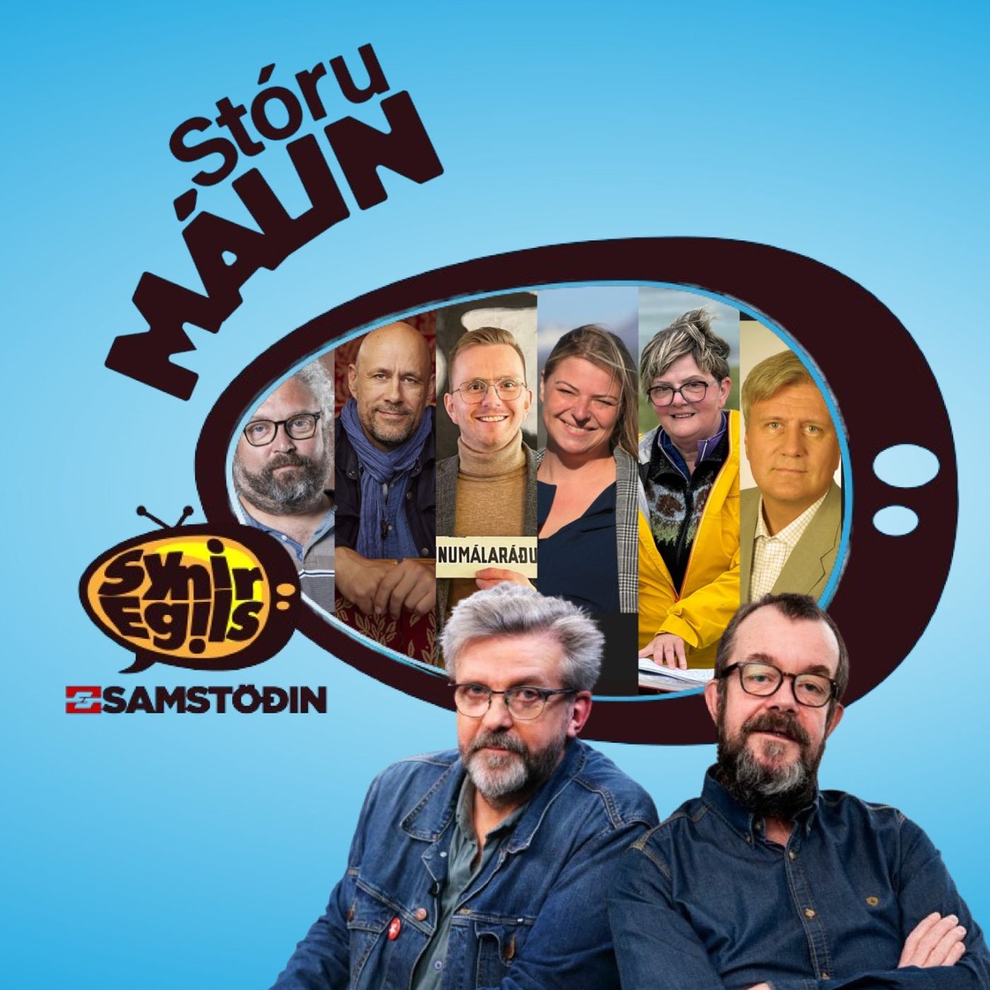 Synir Egils 1. júní: Sjómenn, veiðigjöld, stjórn og stjórnarandstaða, hægri og vinstri