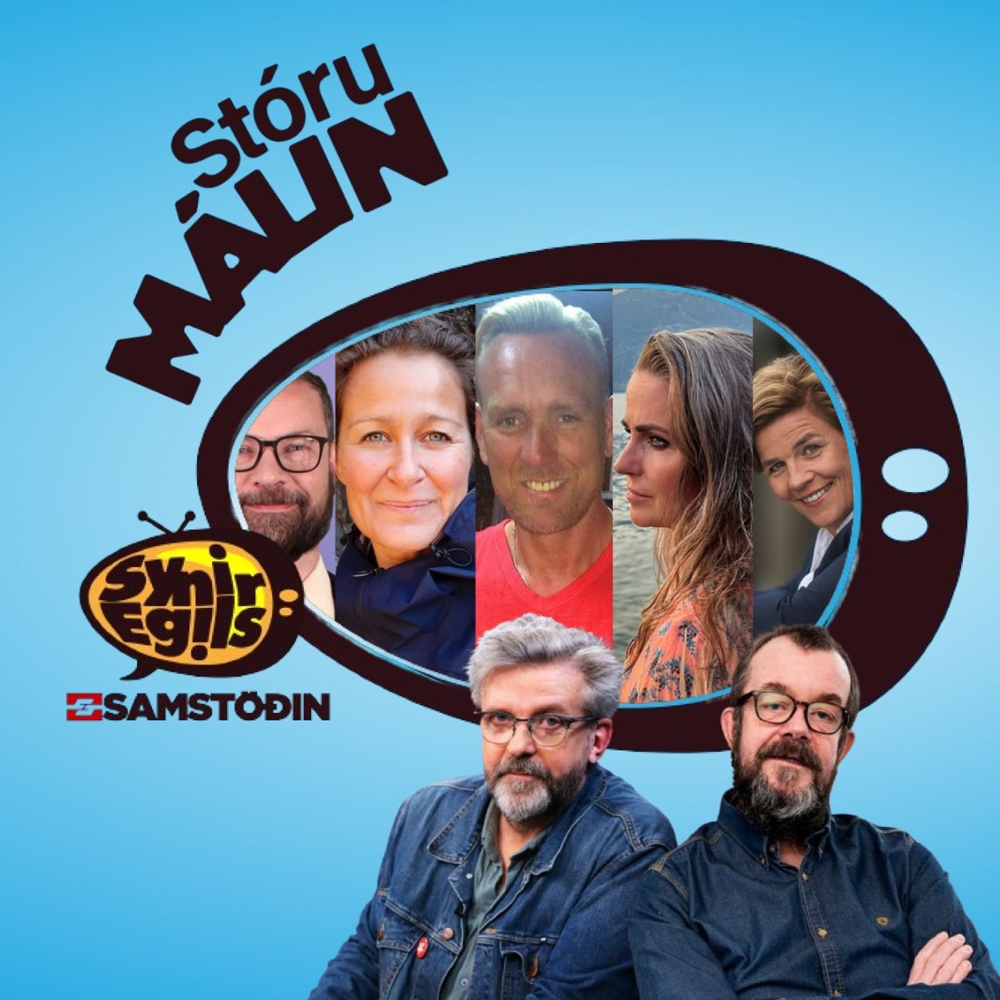 Synir Egils 25. maí - Stjórnin, stjórnarandstaðan, flóttabörn og mótmæli