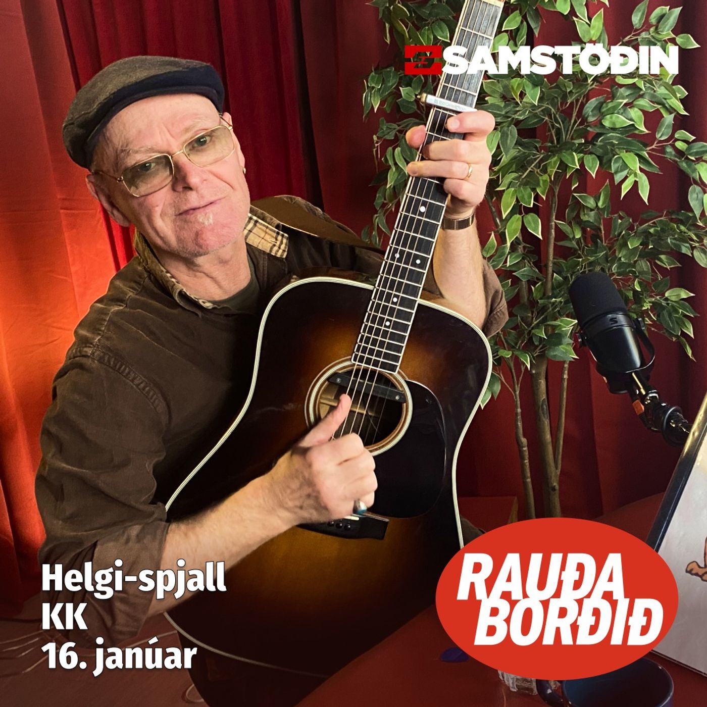 Rauða borðið - Helgi-spjall: KK