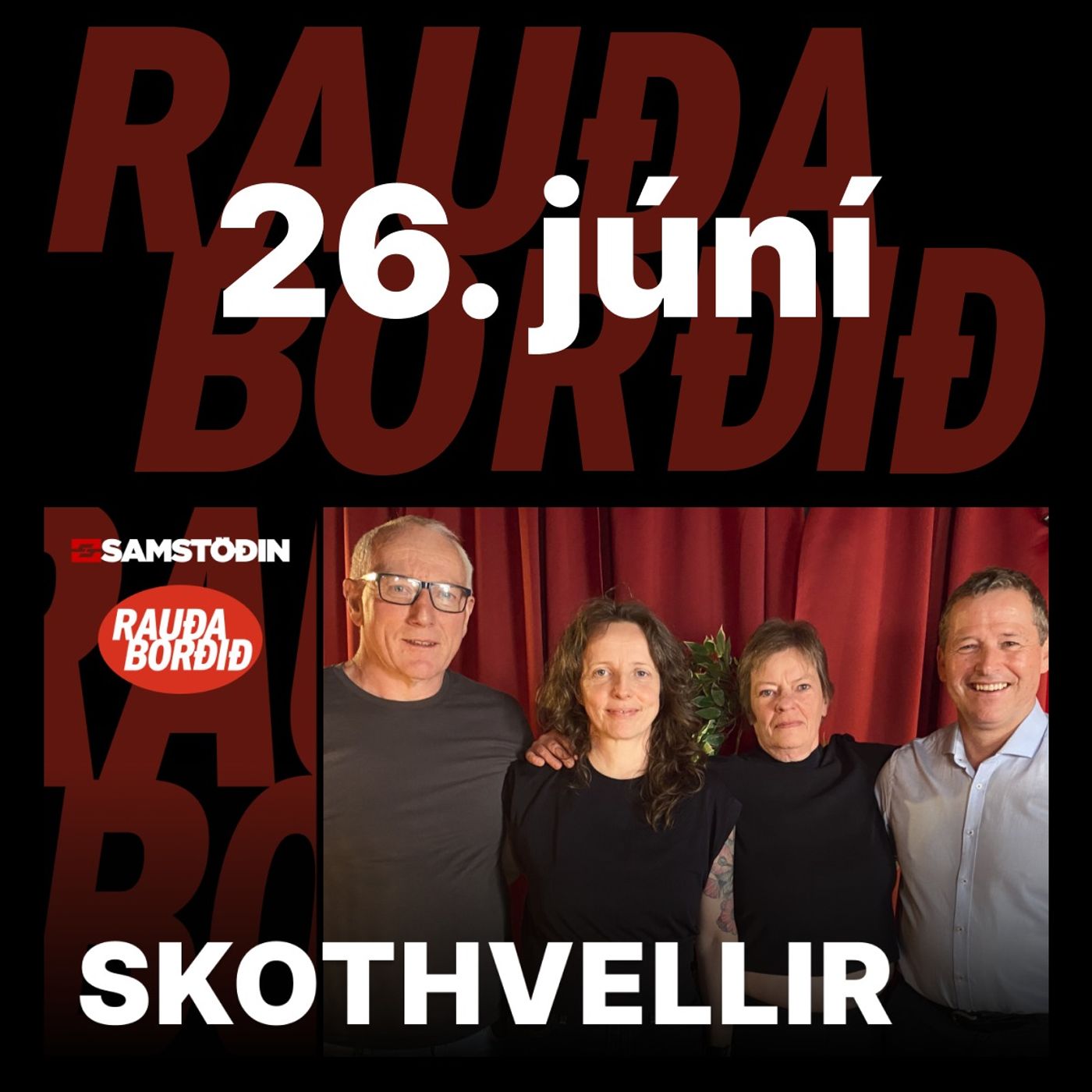Rauða borðið 26. júní - Skothvellir episode artwork