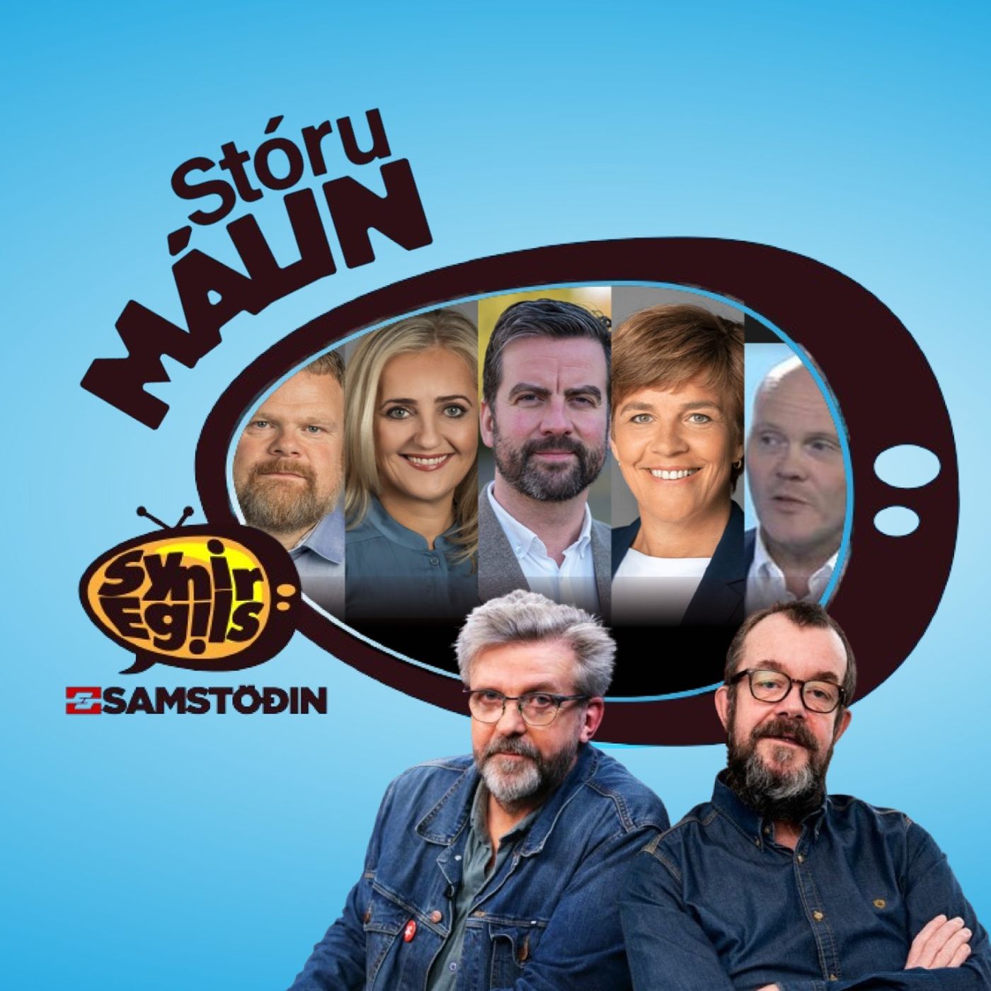 Synir Egils 26. apríl - Ráðherrar, kennarar, kosningar og ESB