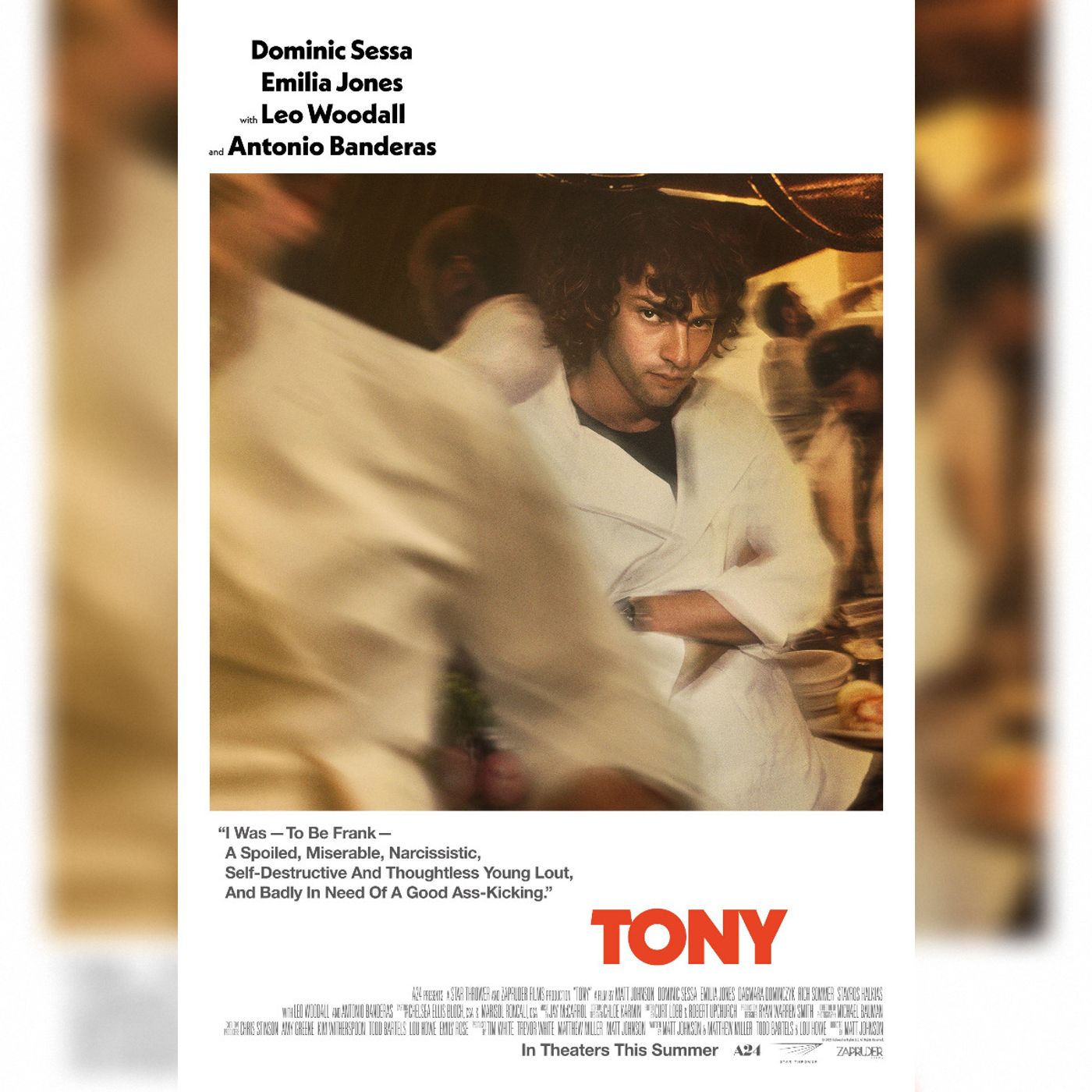 Dominic Sessa Stars as Anthony Bourdain in 'Tony'