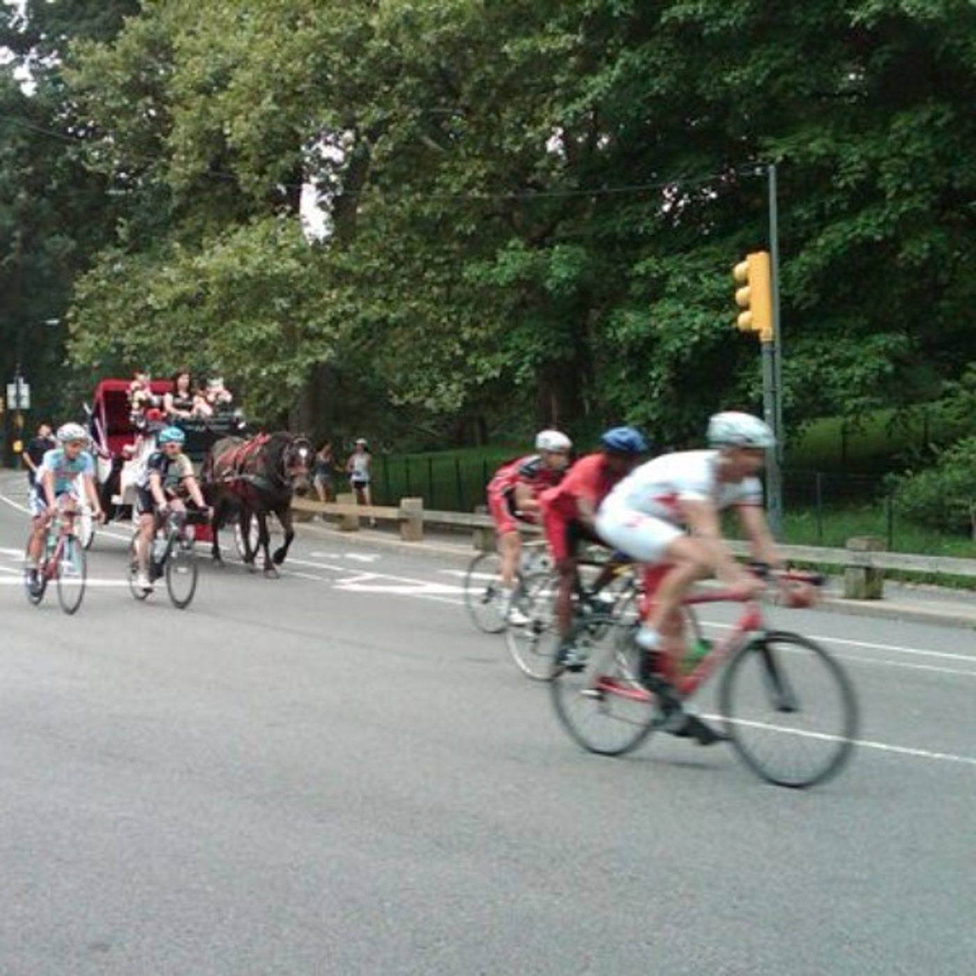 Slowing Down Cyclists in Central Park