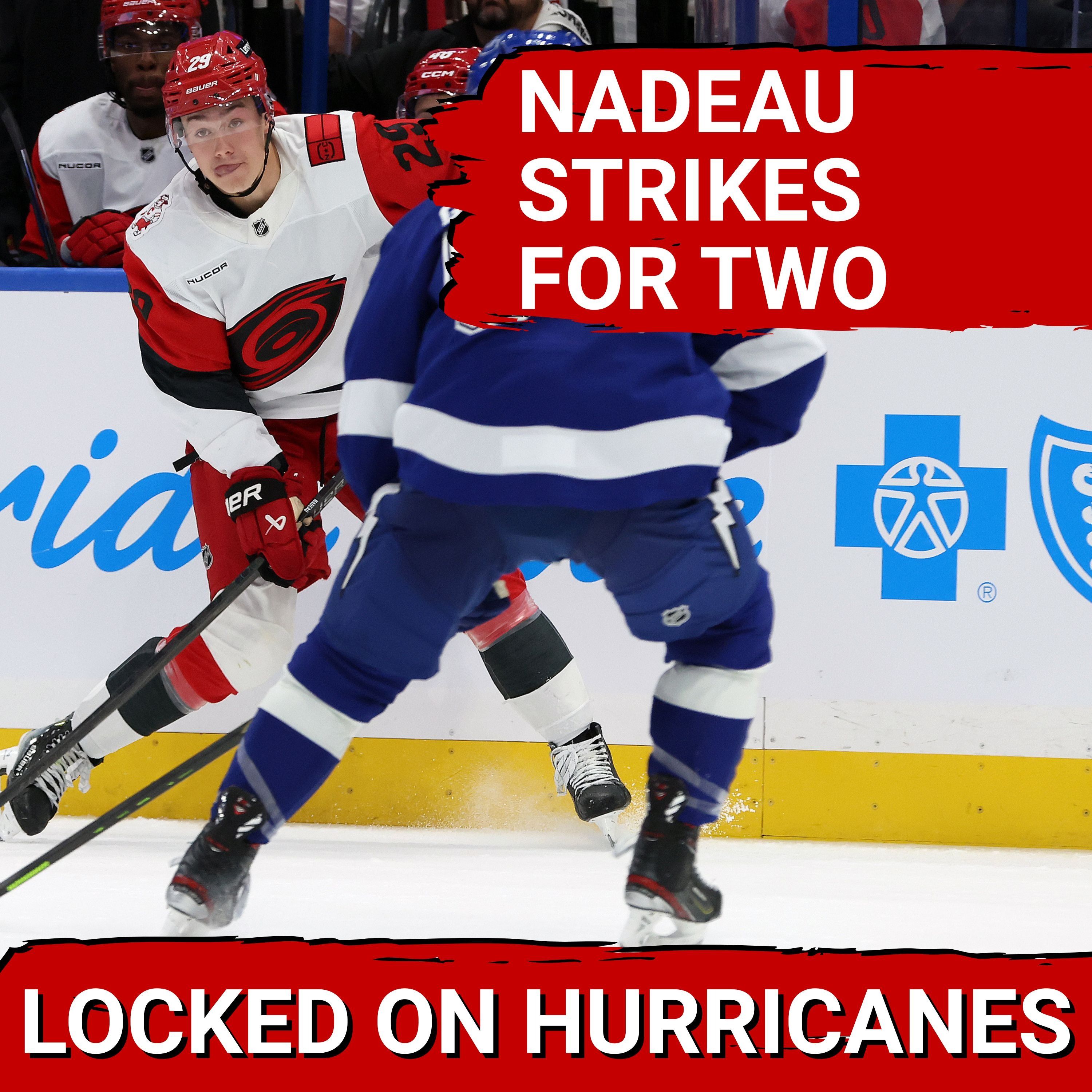Carolina Hurricanes' Bradly Nadeau Scores Two in 4-2 Preseason Win