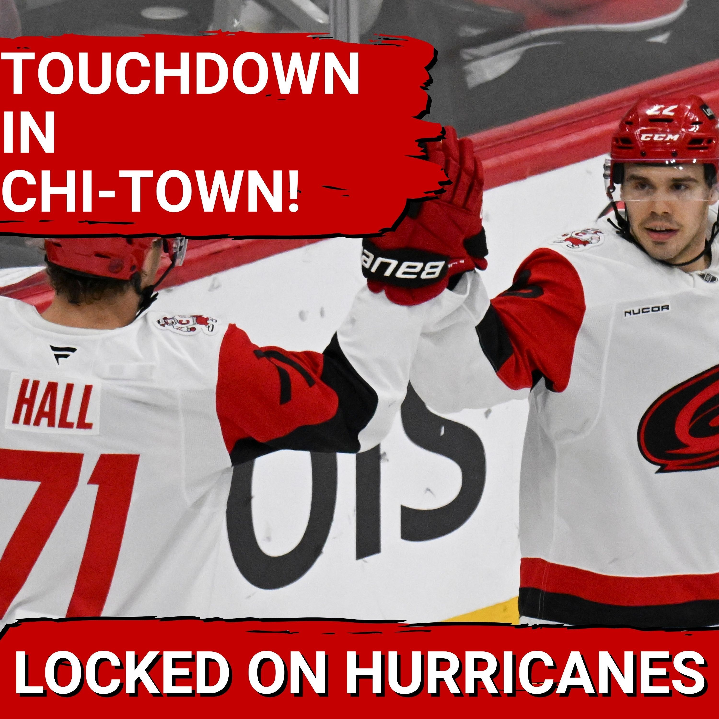 TOUCHDOWN IN CHI-TOWN! Hurricanes Rout the Blackhawks 7-2