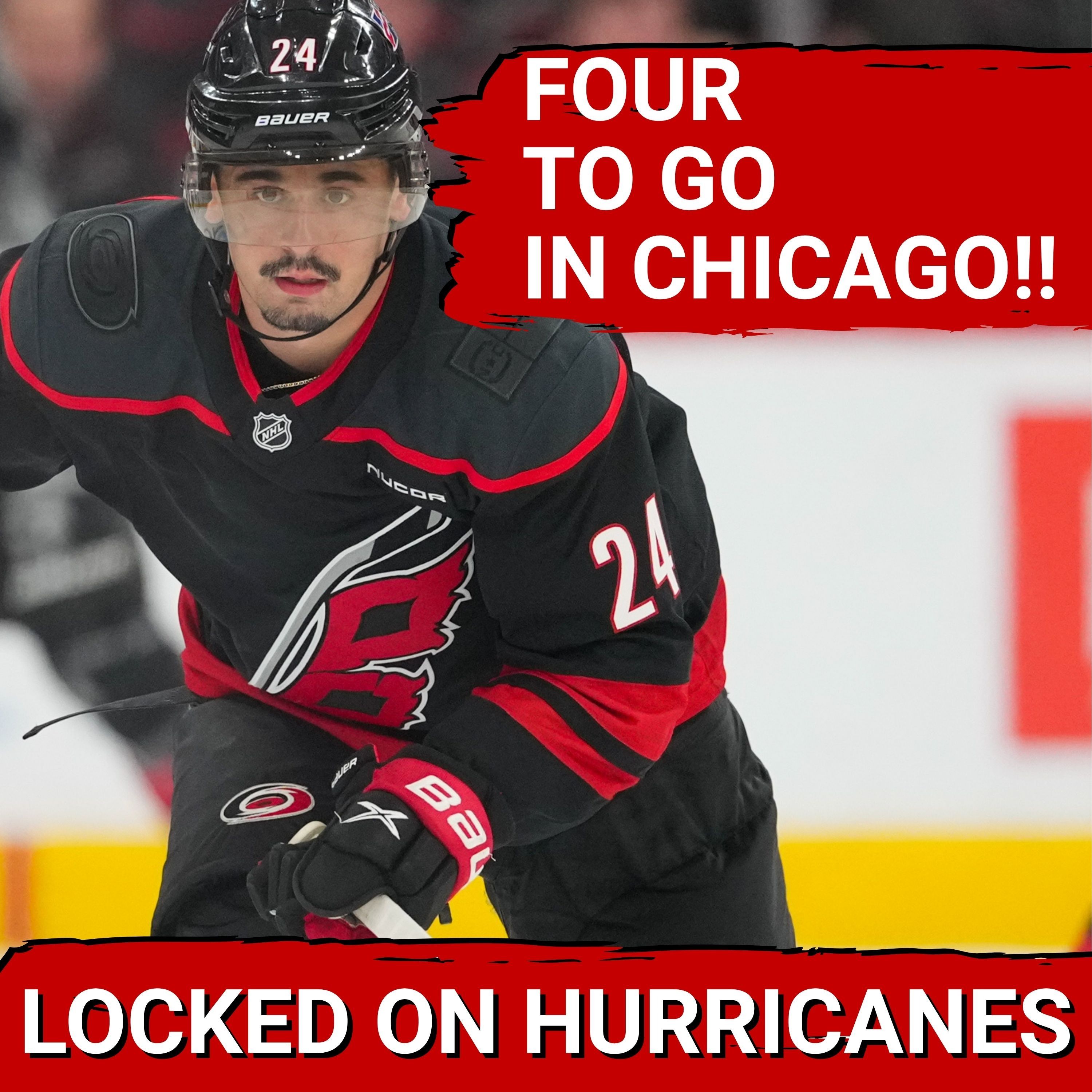 4 TO GO IN CHICAGO! Carolina Hurricanes Start 4-Game Road Trip Against the Blackhawks