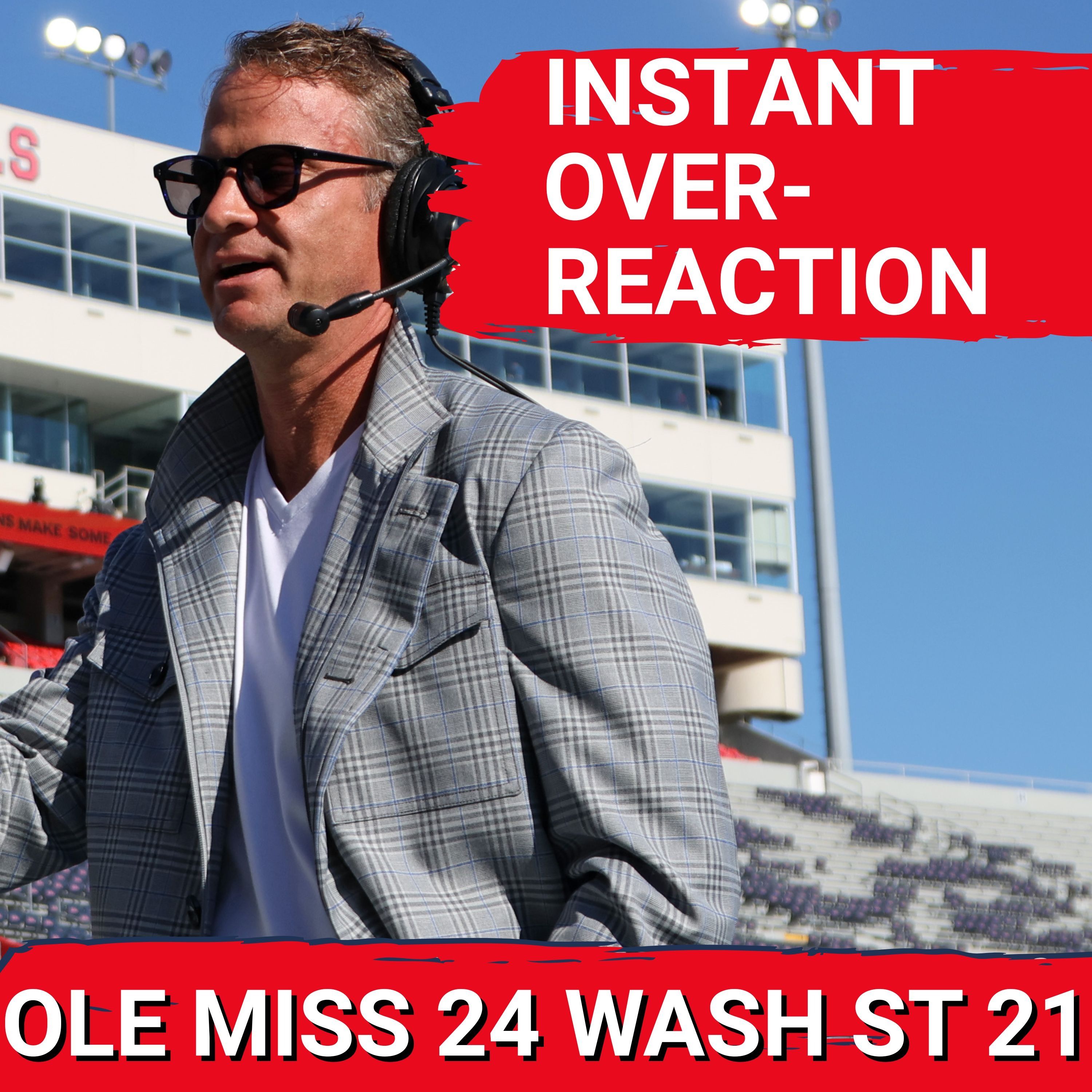 REACTION: Ole Miss BARELY AVOIDS DISASTER vs Washington State | 24-21 Escape