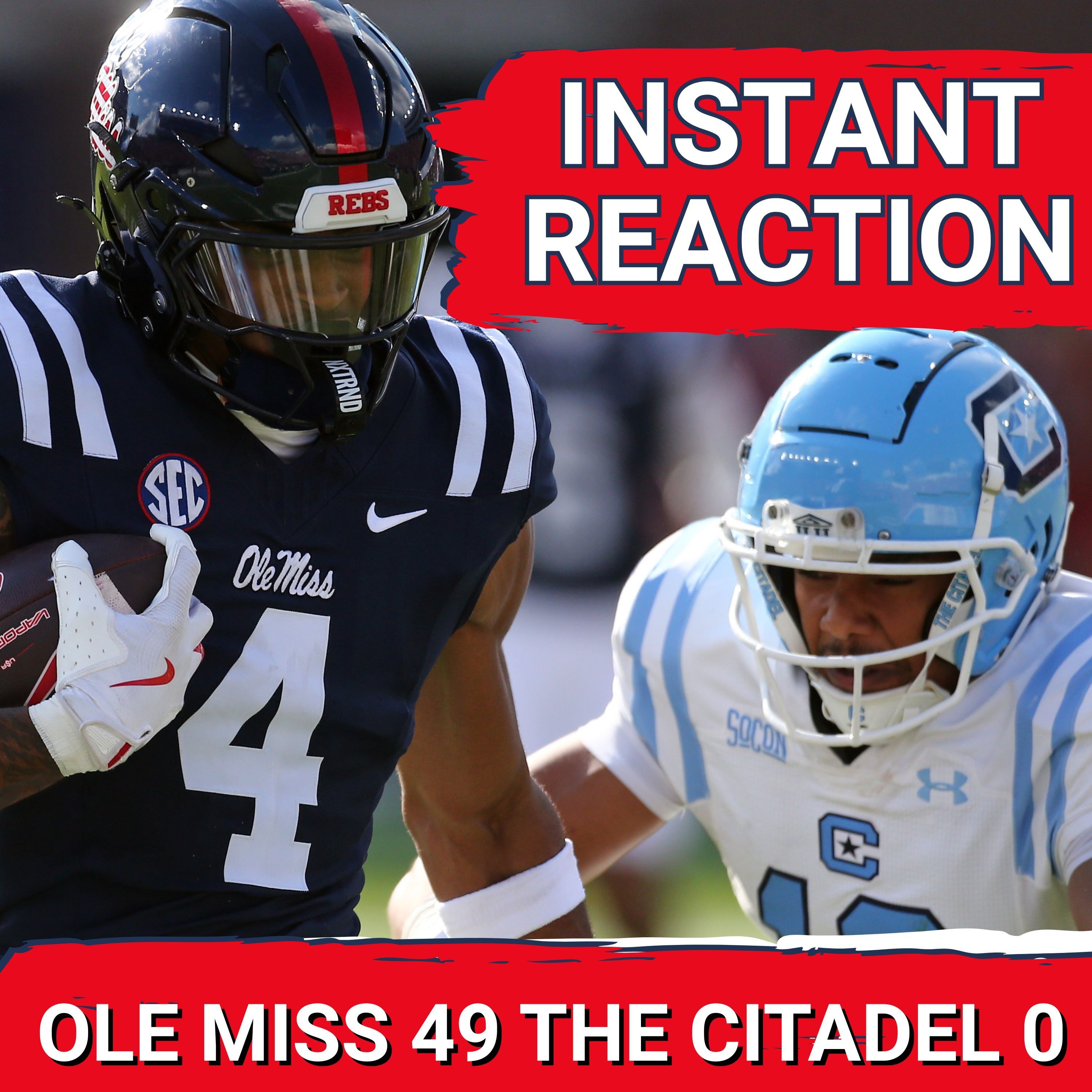 REACTION: Ole Miss Dominates The Citadel 49-0, Sets Up WEIRD Game with Florida —Playoffs on the Line