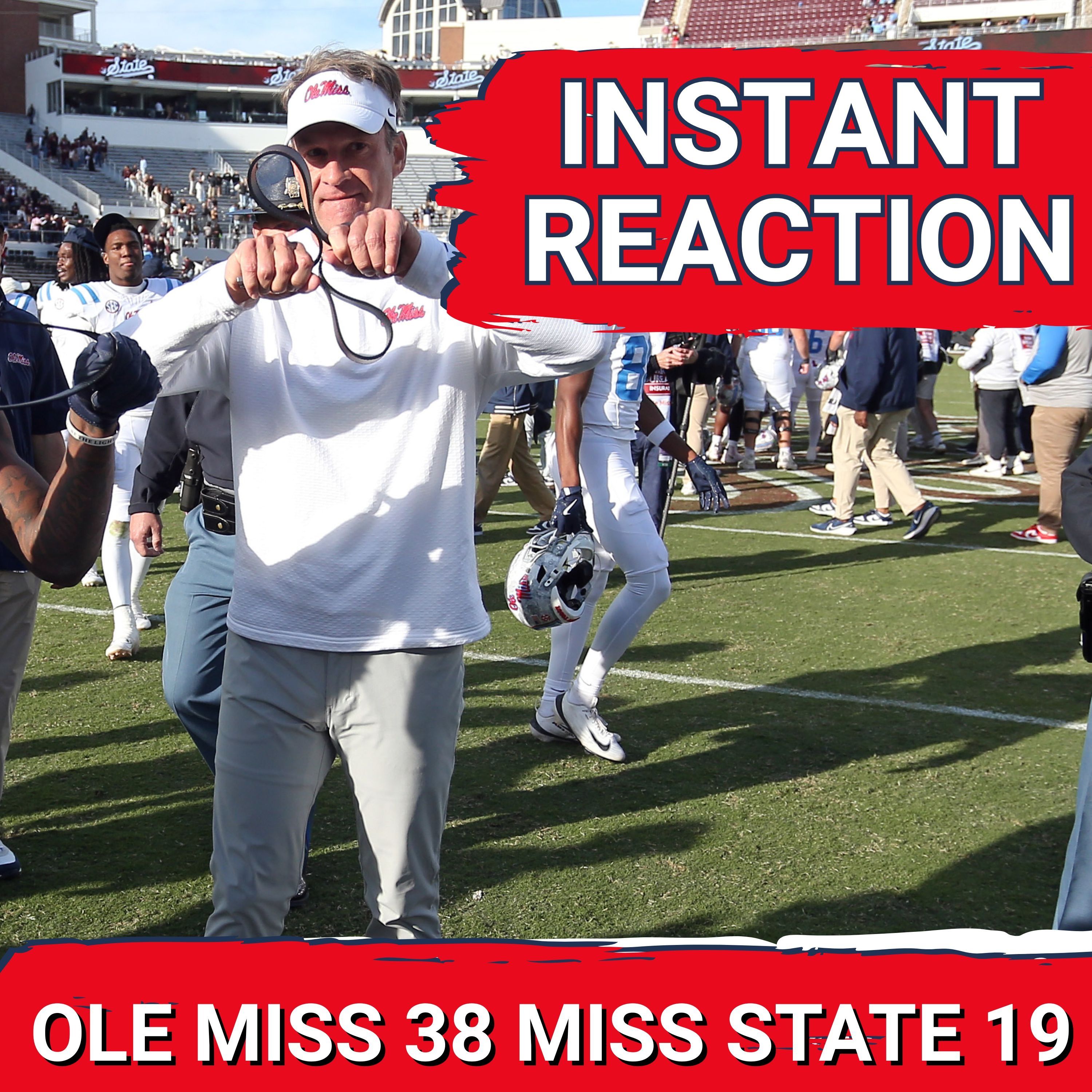 REACTION: Ole Miss DOMINATES Miss State 38-19 – National Title Bound? Lane Kiffin's NEW Problem