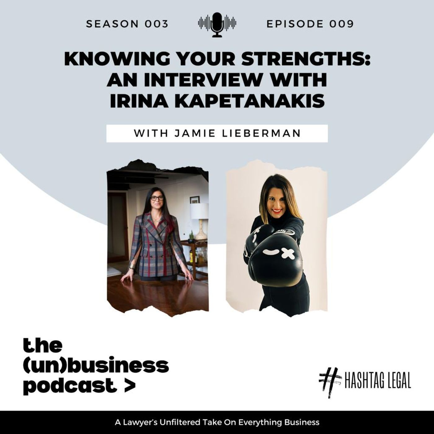 Season 3, Episode 9 – Knowing Your Strengths:  An Interview with Irina Kapetanakis