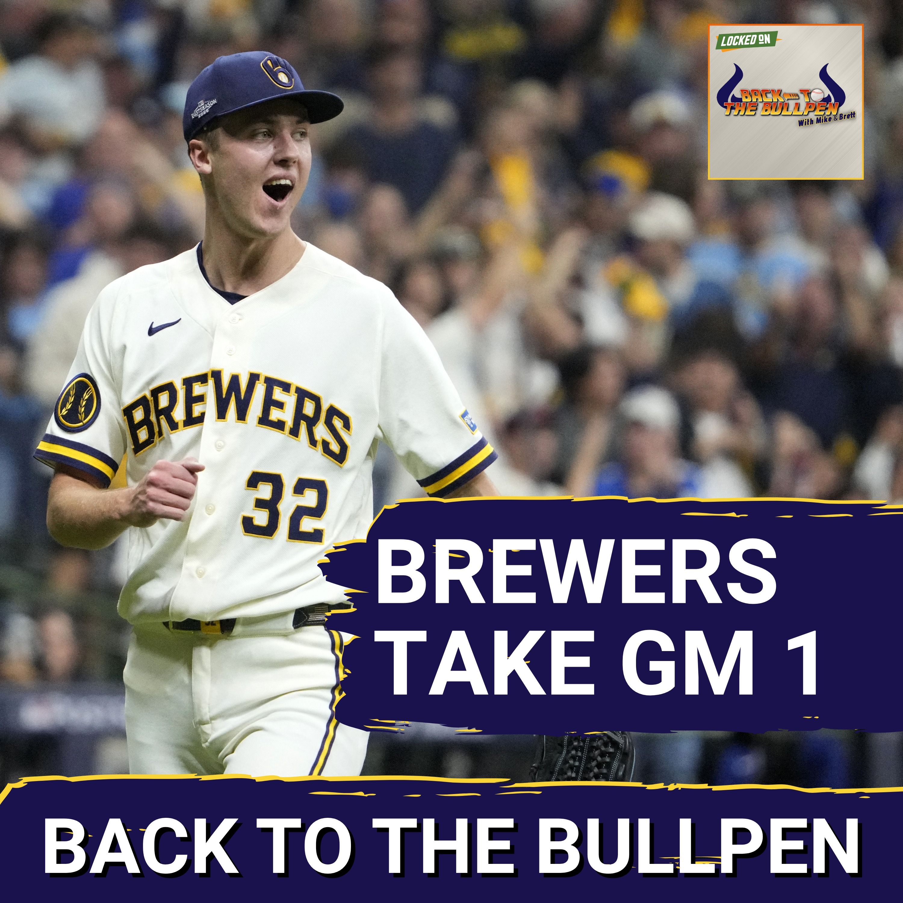 NLCS Game 1 Reaction! Dodgers vs Brewers, Game 2 Aces & ALCS | Back to the Bullpen