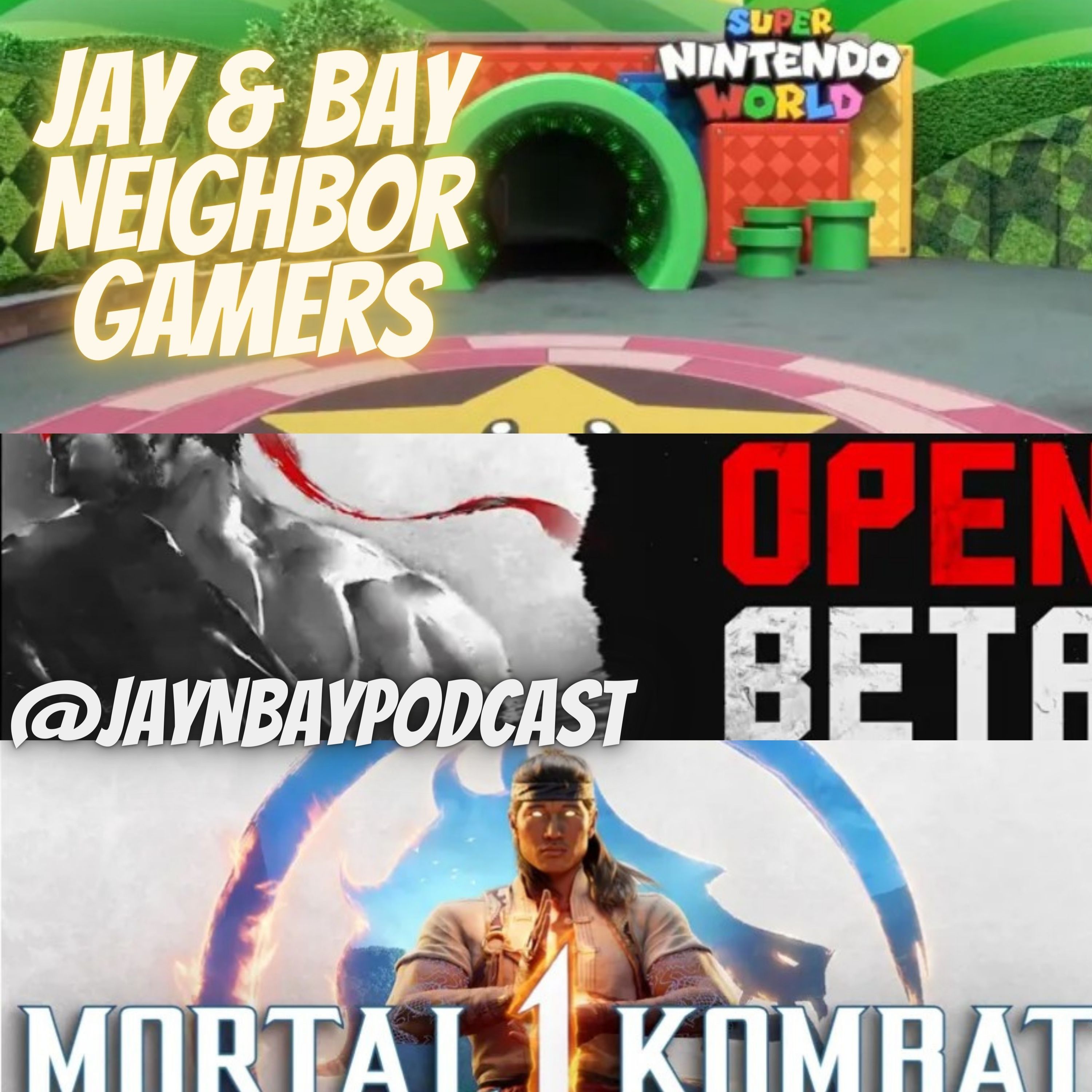 Jay went to Super Nintendo World, Street Fighter 6 Beta, and Mortal Kombat One Reaction