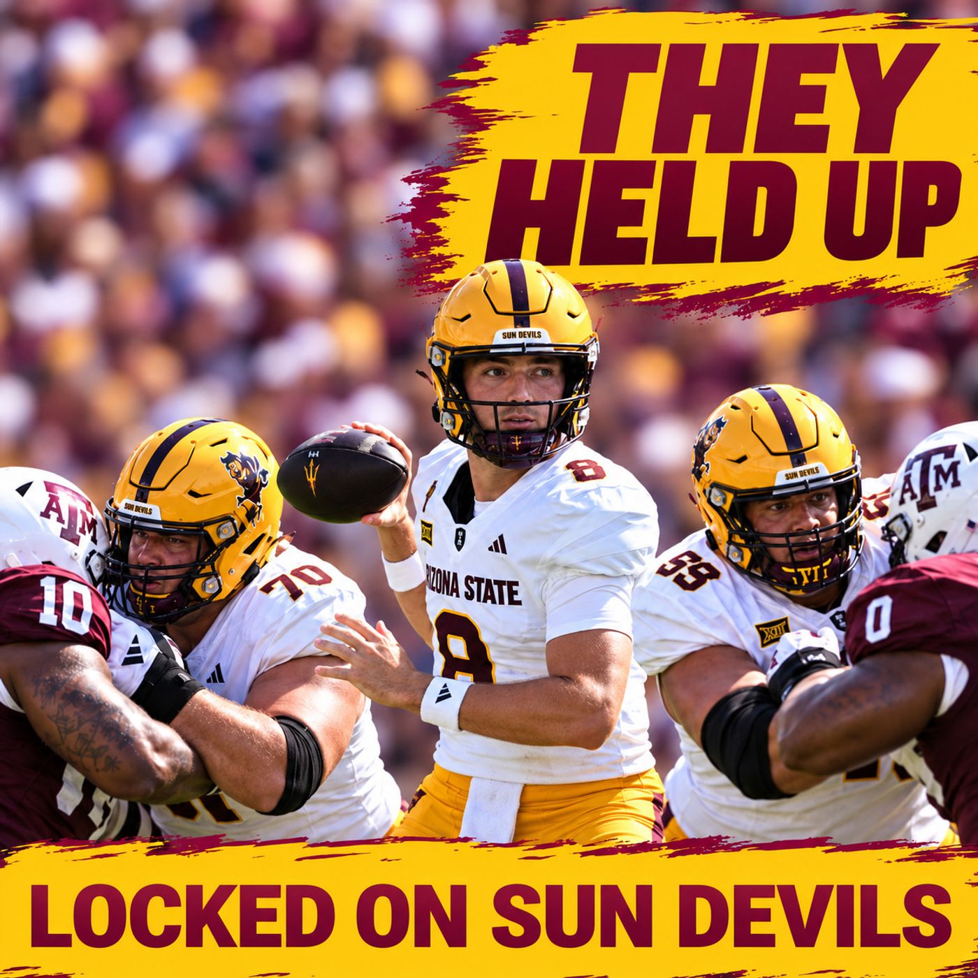 Arizona State’s New O-Line Survived Texas A&M’s Blitz episode artwork
