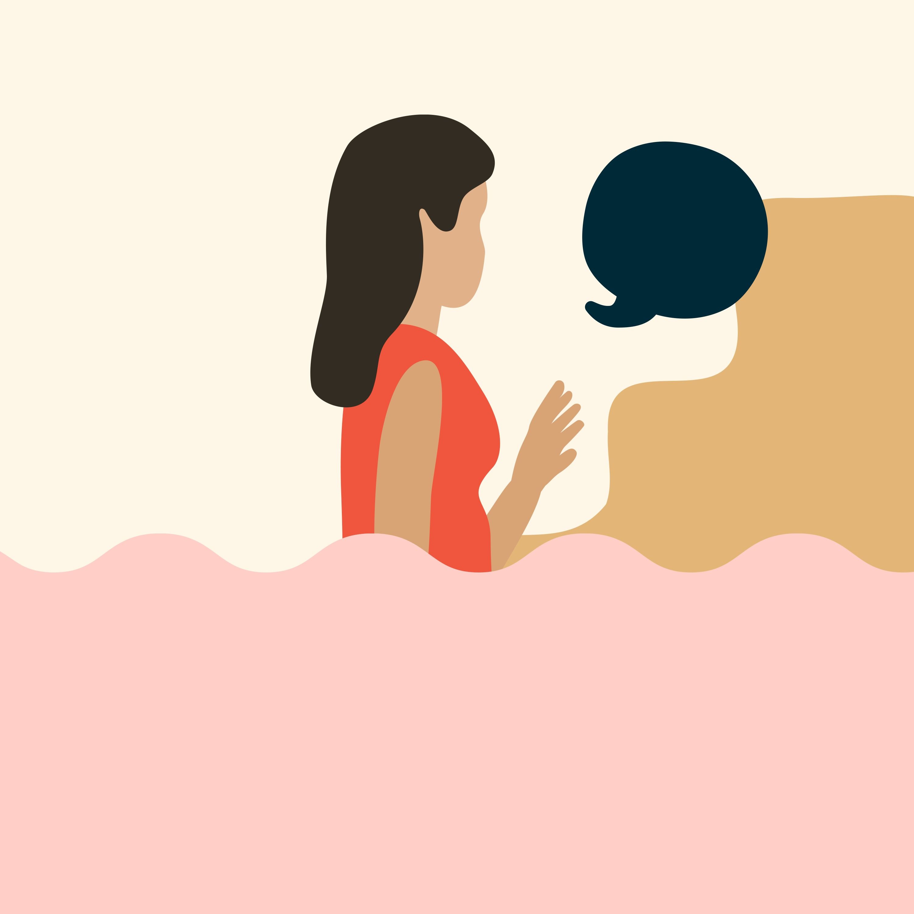 The first step to help your child calm down