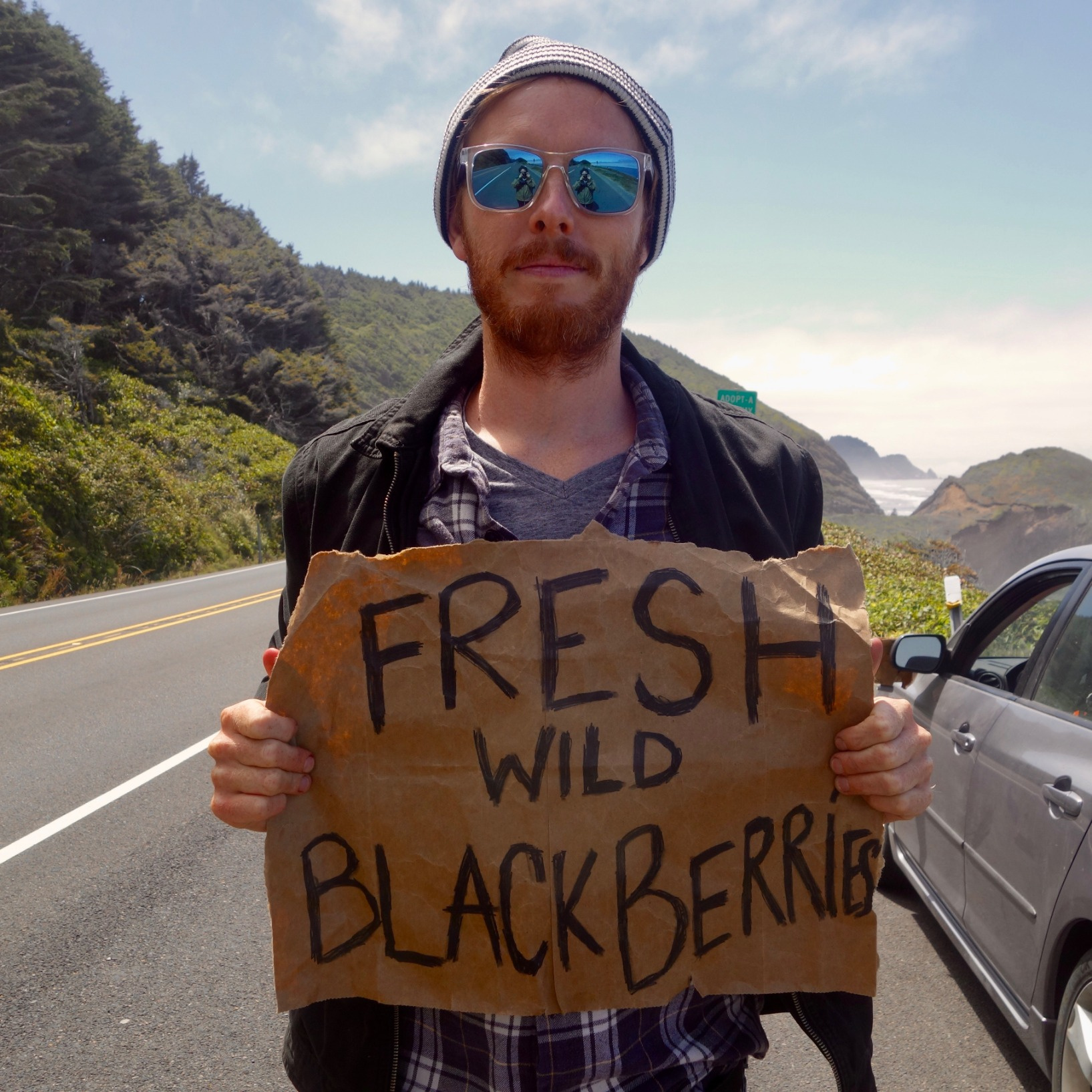 Selling blackberries