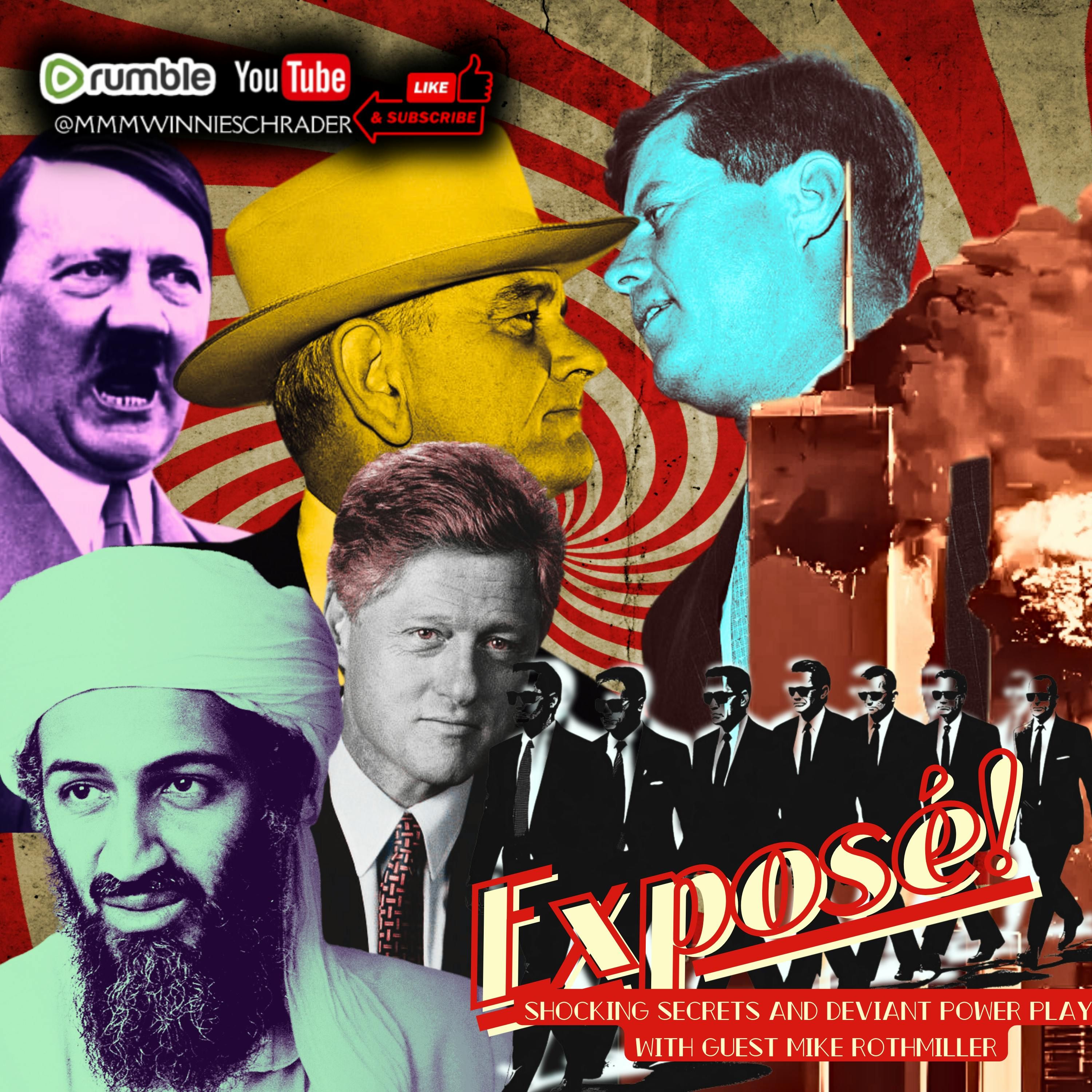 Exposé! Shocking Secrets and Deviant Power Plays with guest Mike Rothmiller - Mysteries, Mayhem & Merlot episode artwork