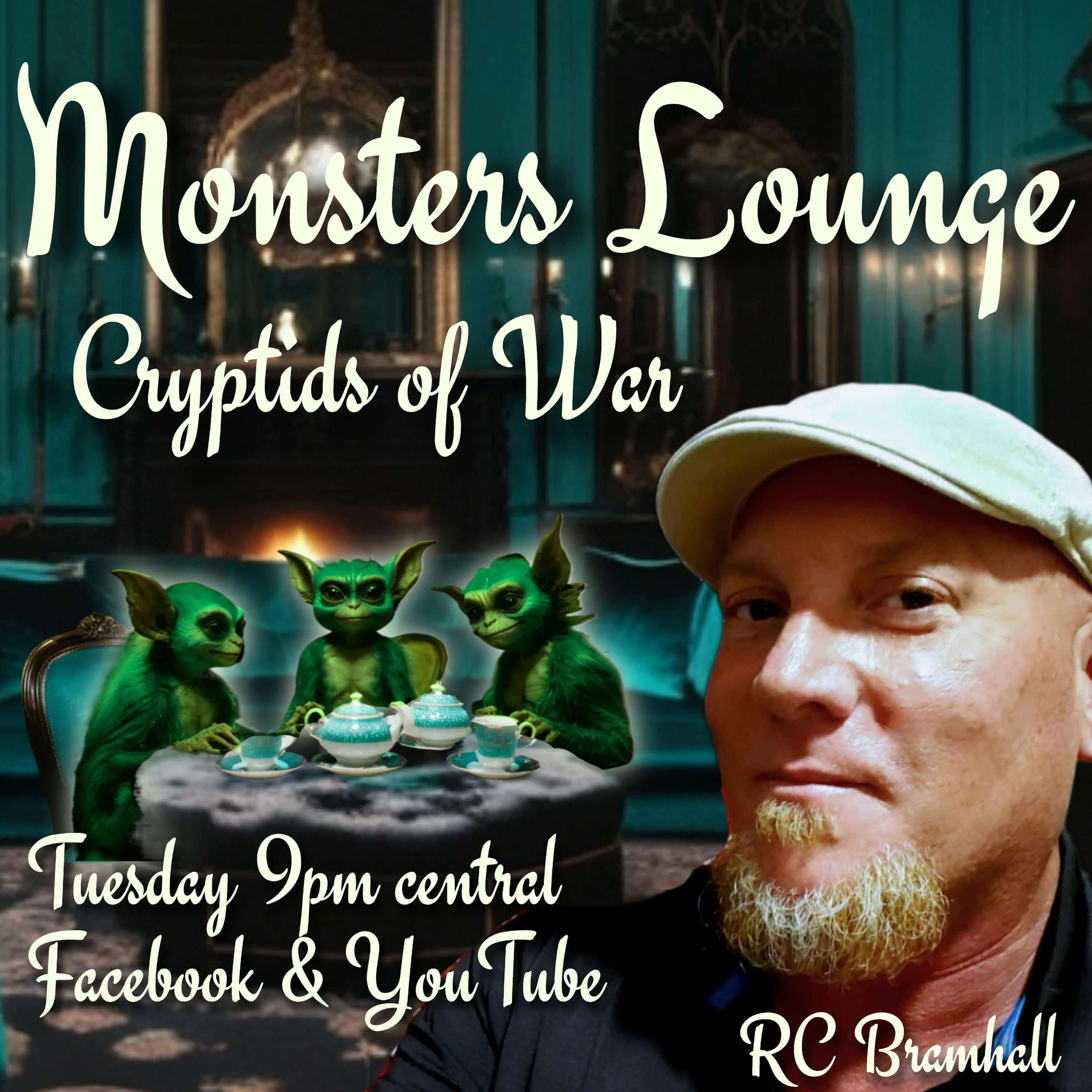 Cryptids in War with R. C. Bramhall - Monsters Lounge Podcast episode artwork