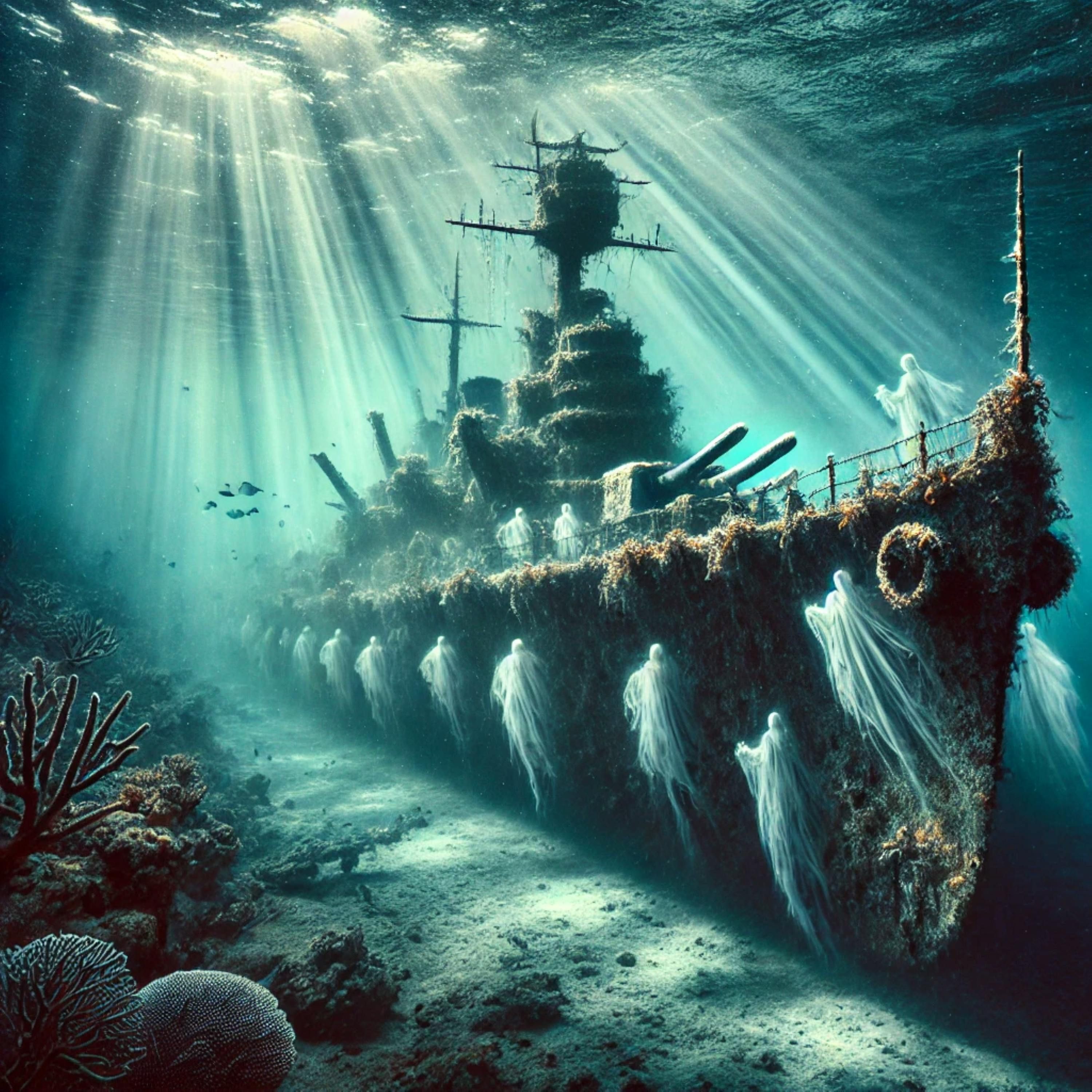 Ghosts in a Watery Graveyard - A True Hauntings Podcast episode artwork