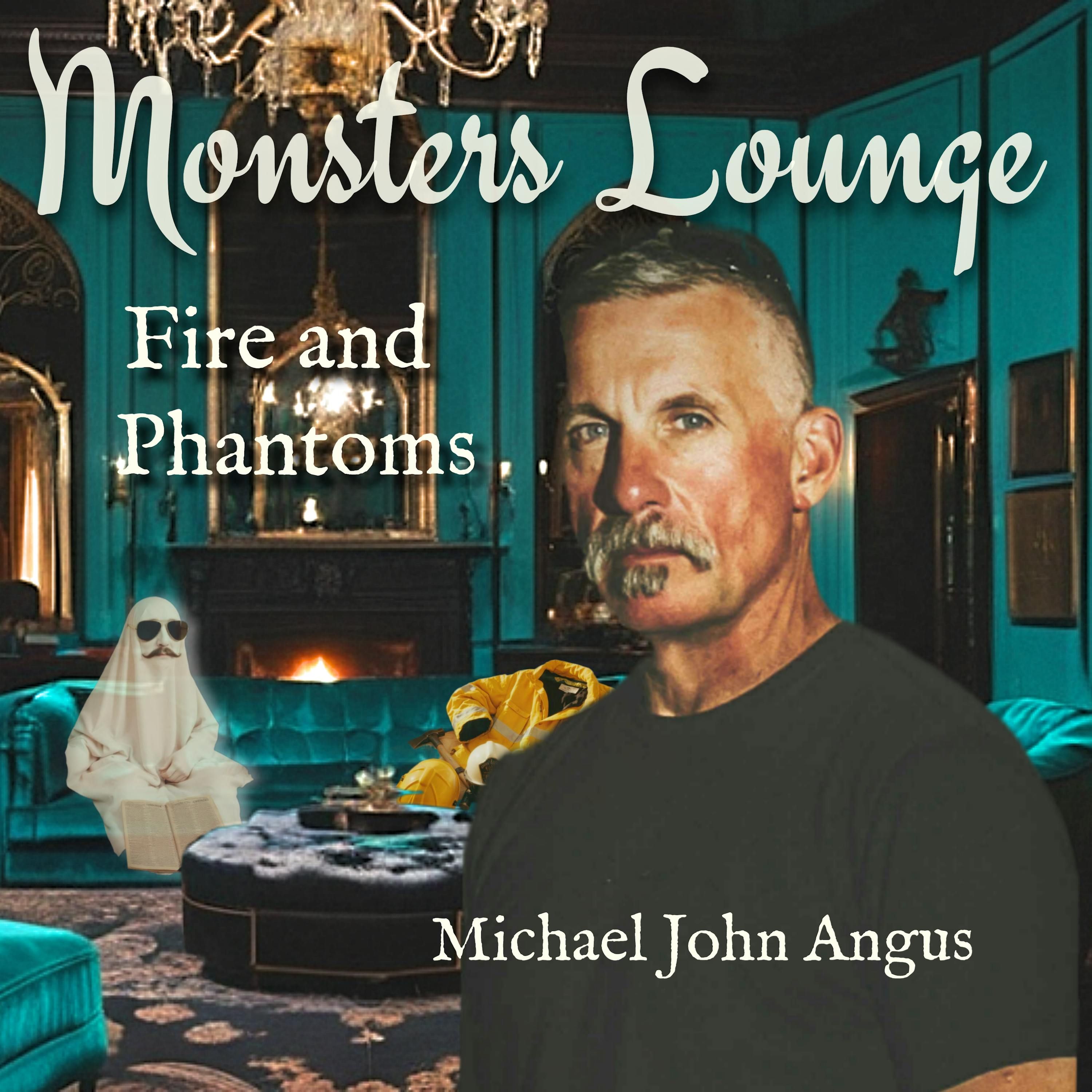 Fire and Phantoms - Monsters Lounge Podcast episode artwork