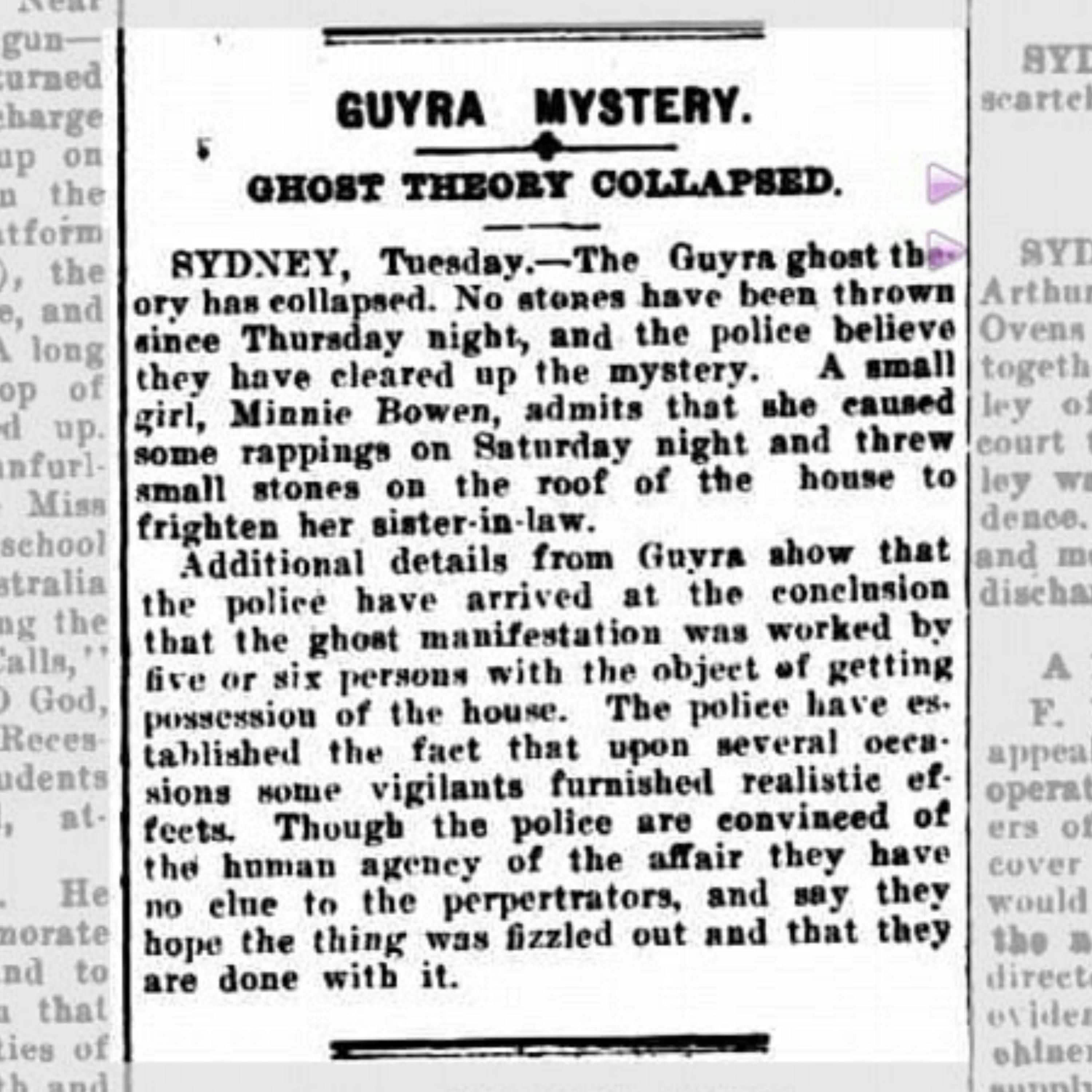 The Poltergeist Case of Guyra (Part 2) - A True Hauntings Podcast episode artwork